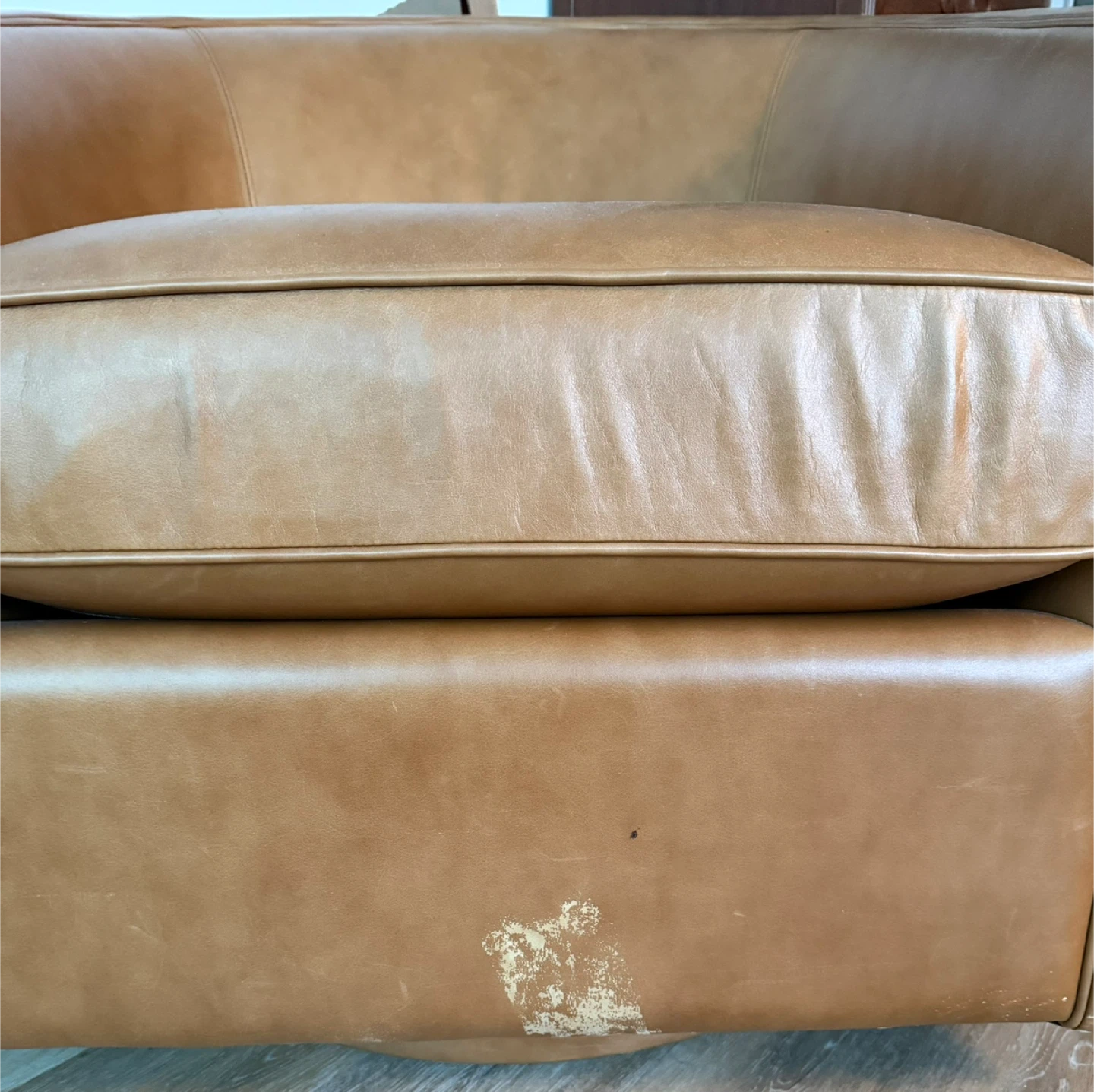 Brown Leather Swivel Armchairs - photo 5