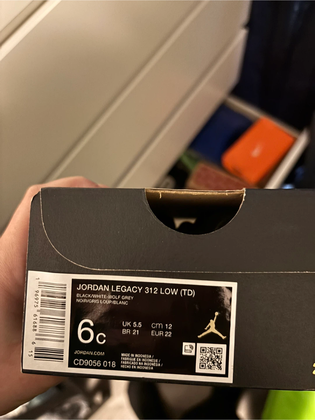 Jordan Legacy 312 Low TD Toddler Shoes