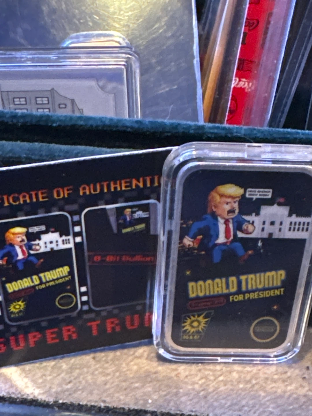 1 oz silver limited 458 Donald trump bar