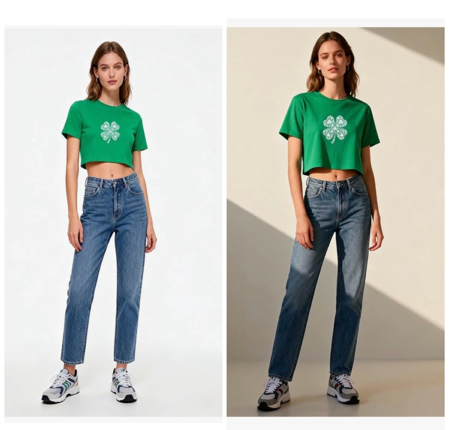 Brand new Size L St Patricks Day Crop Top - photo 3