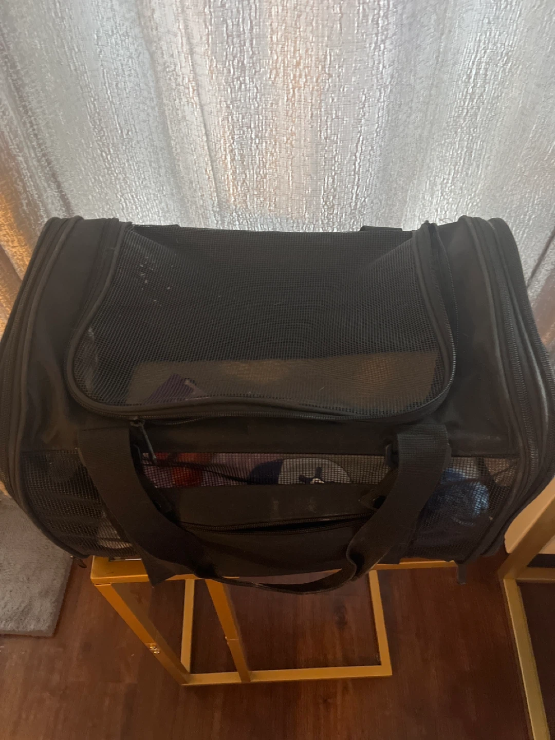 Black Pet Carrier Bag