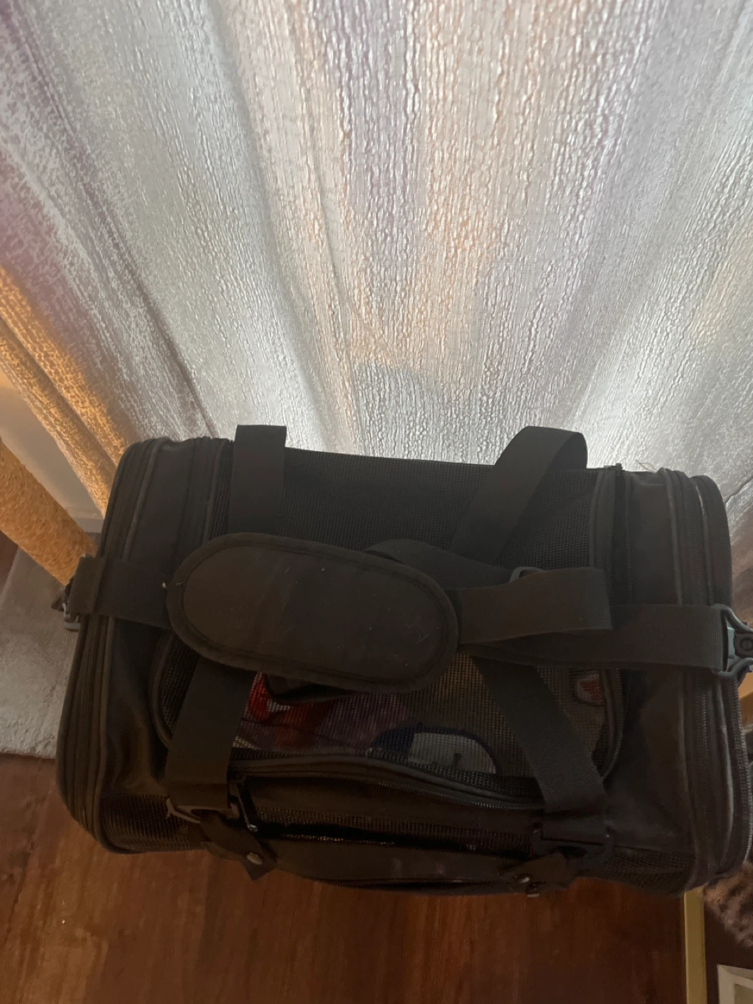 Black Pet Carrier Bag - photo 3