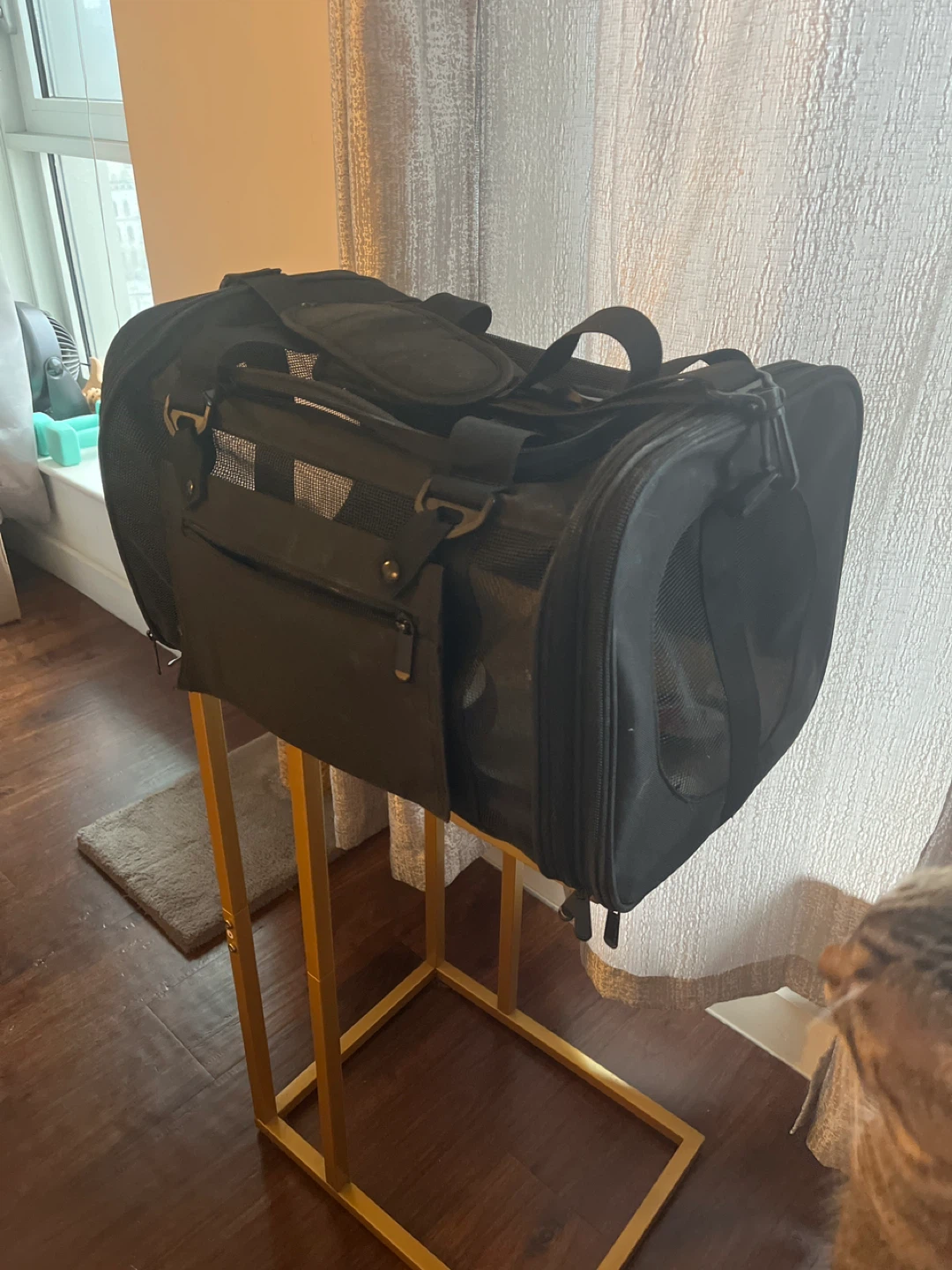 Black Pet Carrier Bag - photo 4