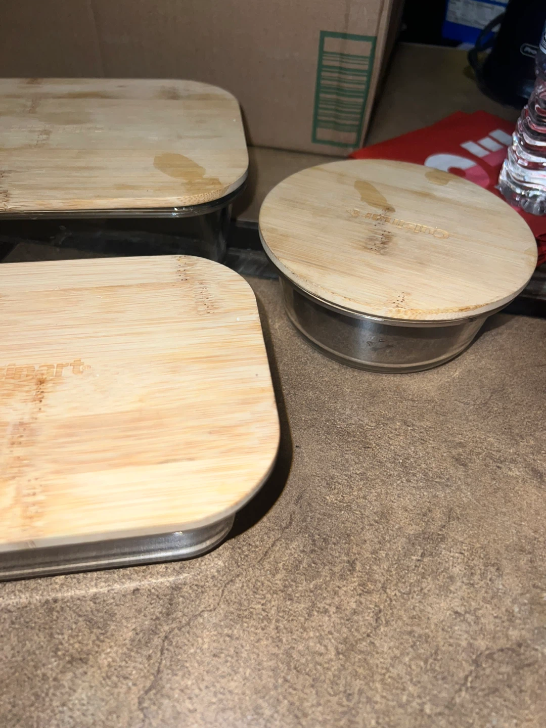 Cuisinart Glass Food Storage with Bamboo Lids - Set of 4 - photo 3