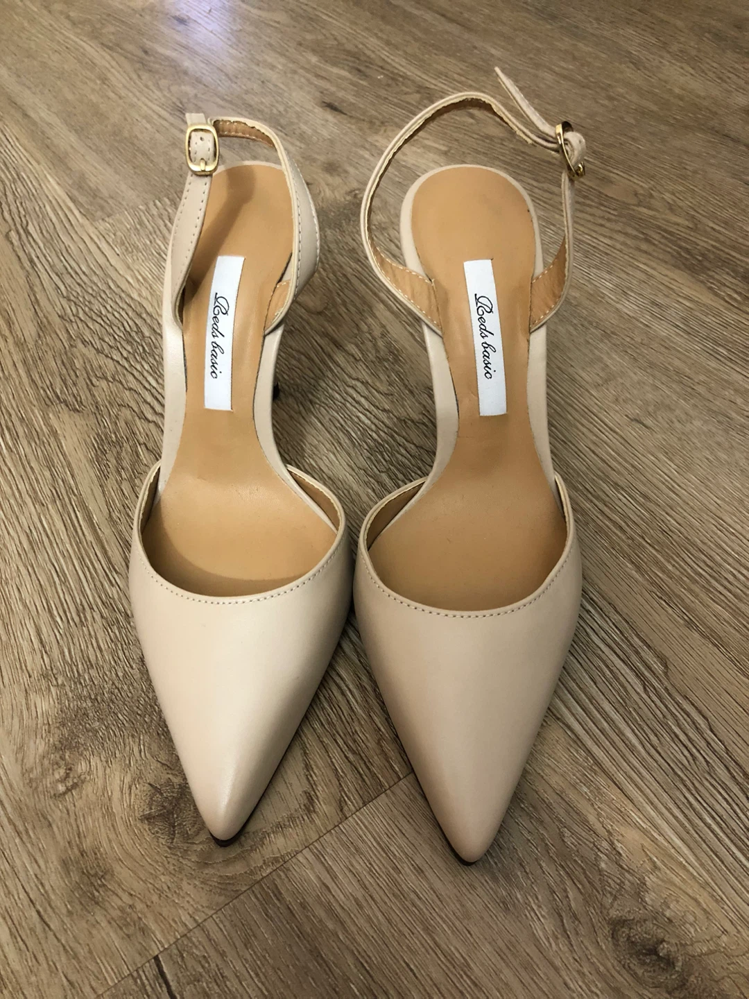 New Two pairs of heels – white and nude(size7) - photo 3