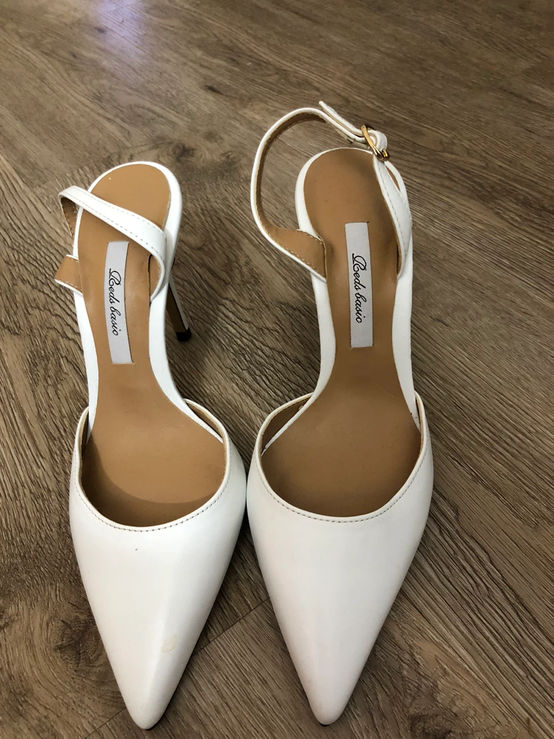 New Two pairs of heels – white and nude(size7) - photo 2