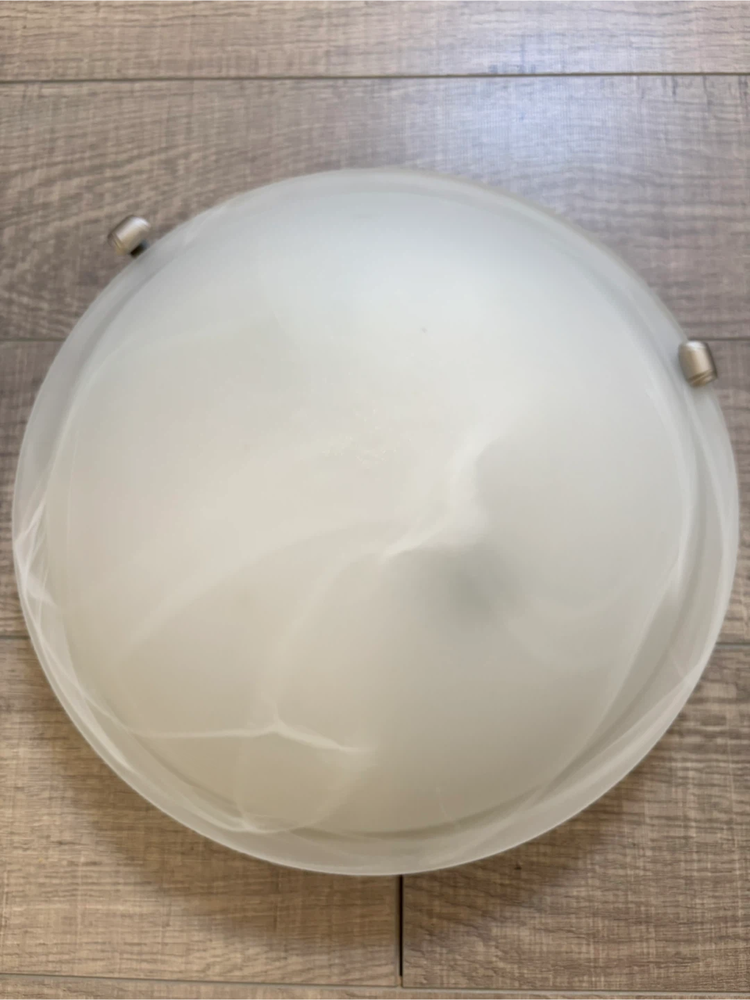 Frosted glass ceiling light with lightbulbs (7 pcs) - photo 3