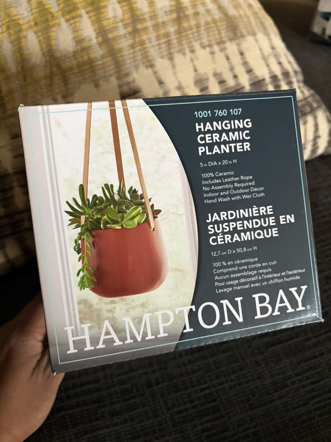 Hampton Bay Hanging Ceramic Planter