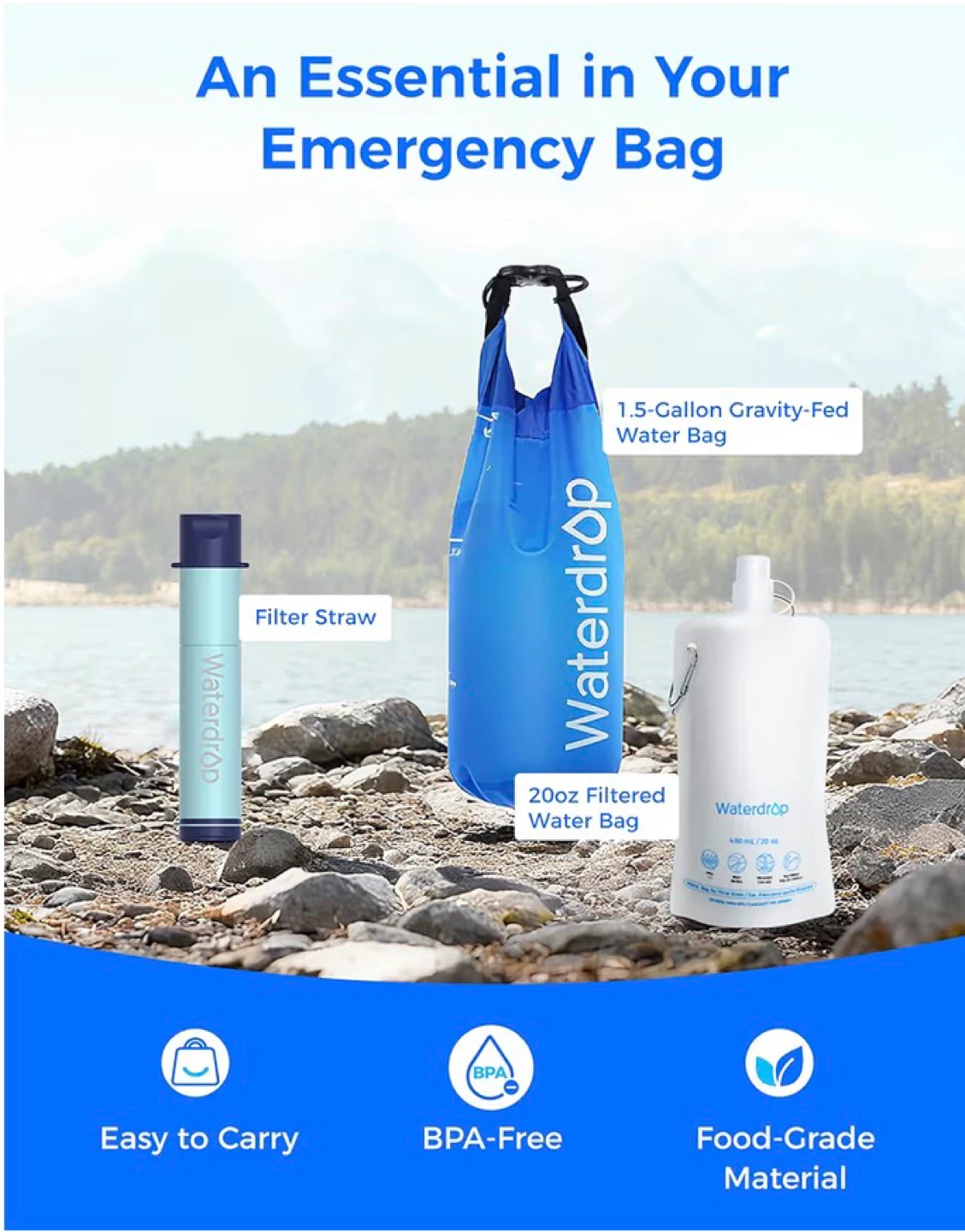 Waterdrop Gravity Water Filter System - photo 5