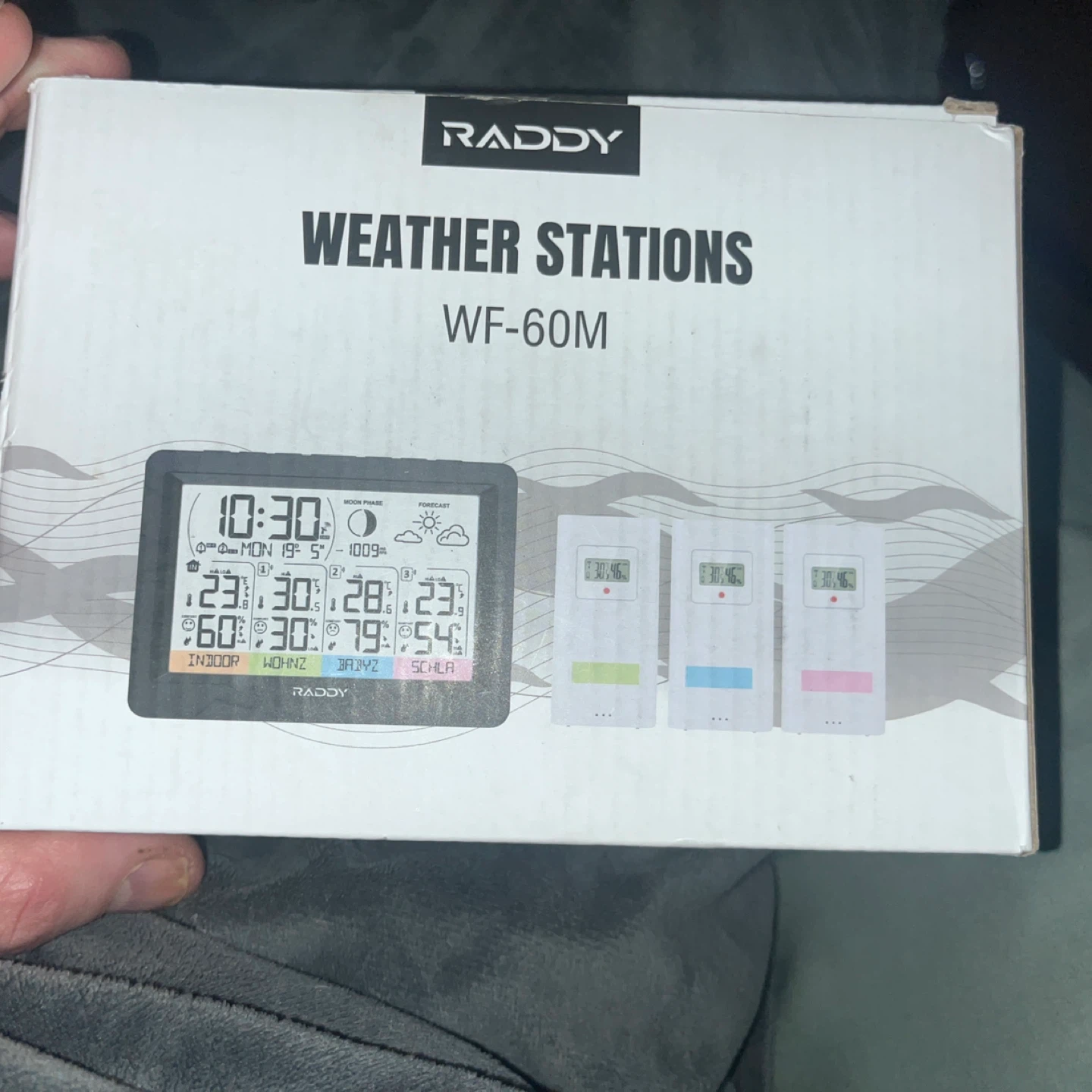Raddy WF-60M Wireless Weather Station