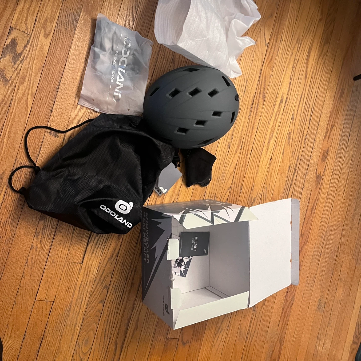 ODOLAND Snowboard & Ski Helmet - Grey, Size M
