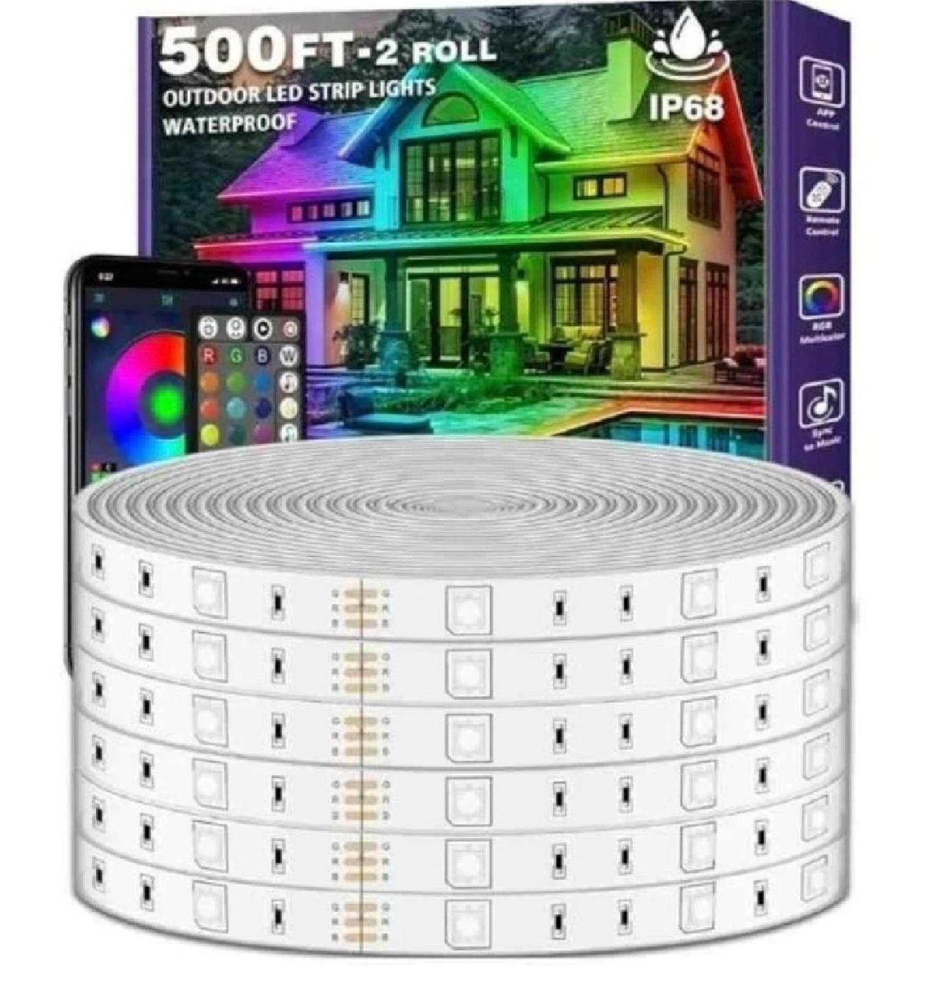 Outdoor LED Strip Light Waterproof 500ft