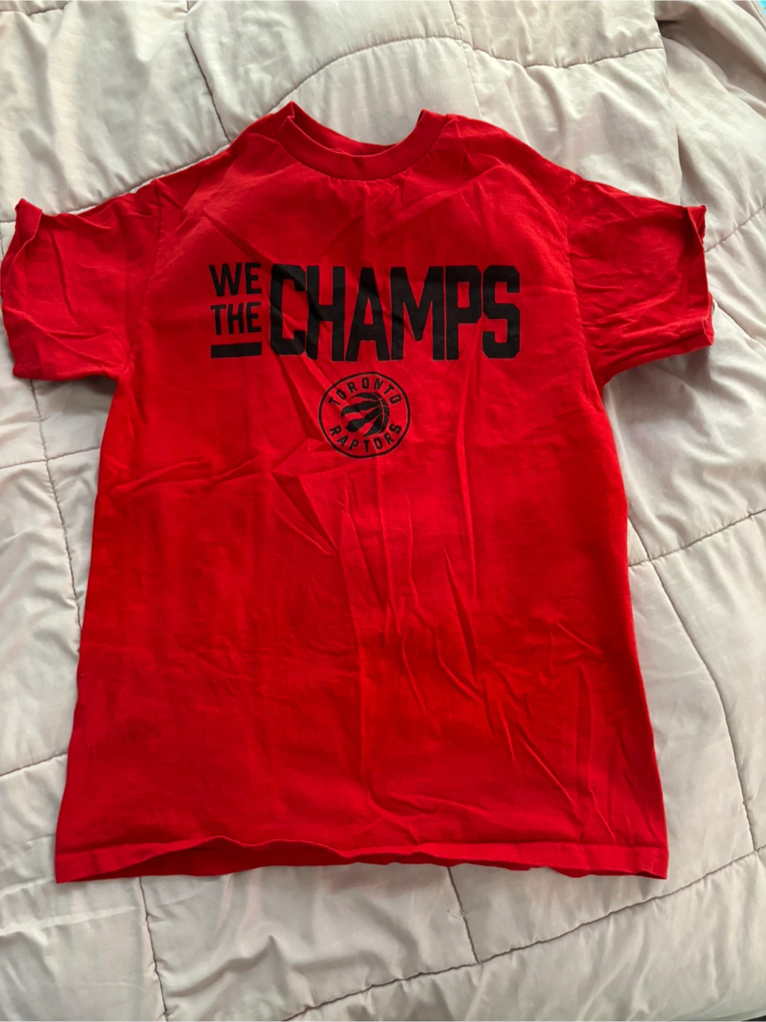 Bulletin Toronto Raptors "We The Champs" T-Shirt - Red - Medium