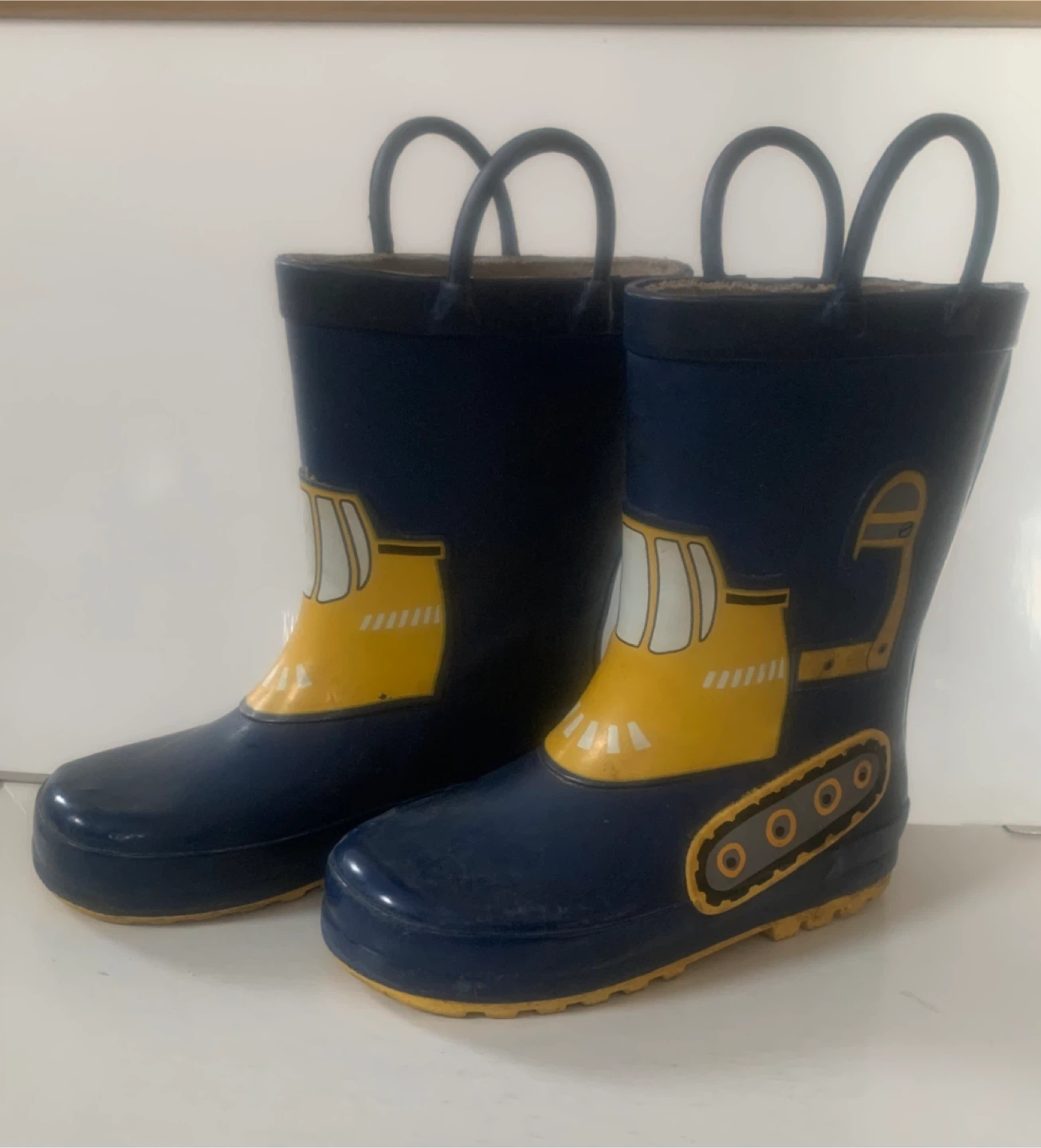 Adamumu Kids'ractor Rubber Rain Boots Size 9 - photo 4