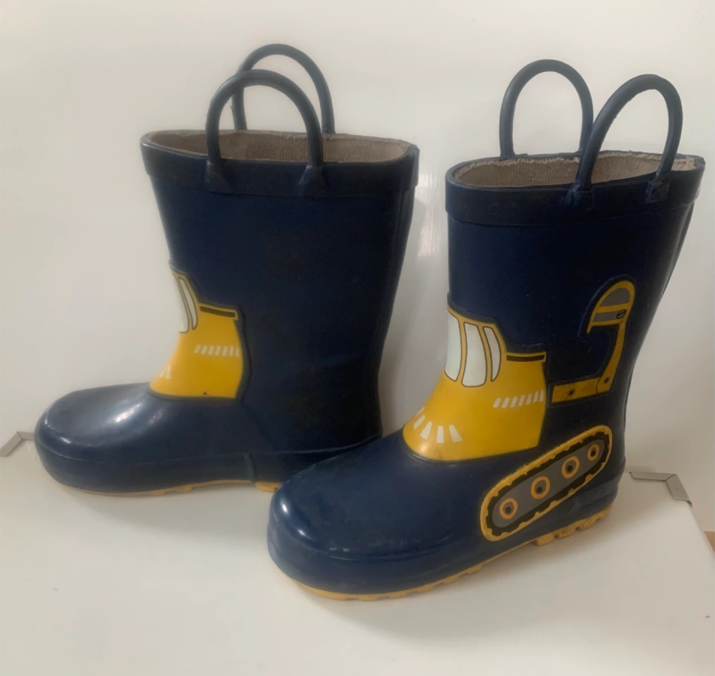 Adamumu Kids'ractor Rubber Rain Boots Size 9 - photo 2