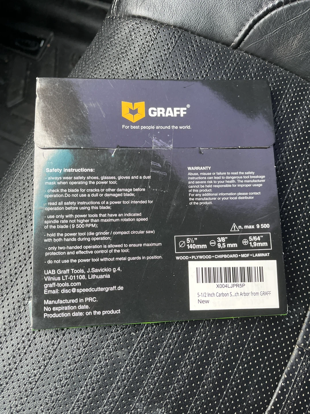 GRAFF Wood Cutting Saw Blade for Angle Grinder - photo 2