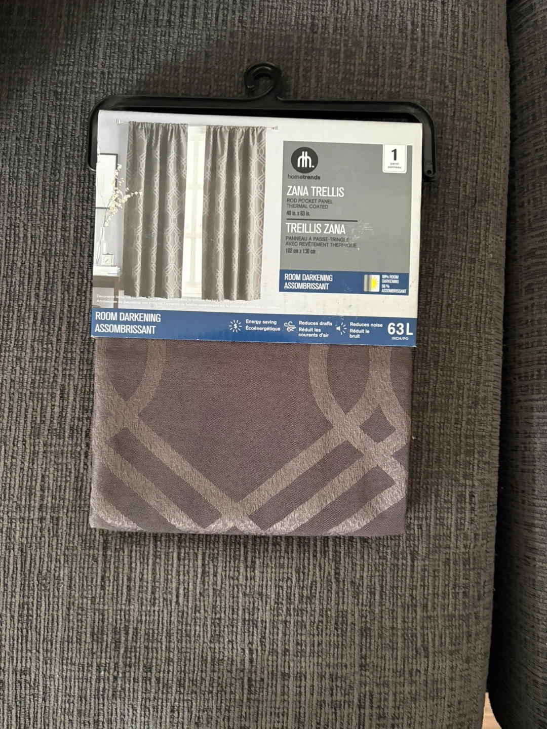 HomeTrends Zana Trellis Room Darkening Curtain Panel - photo 2