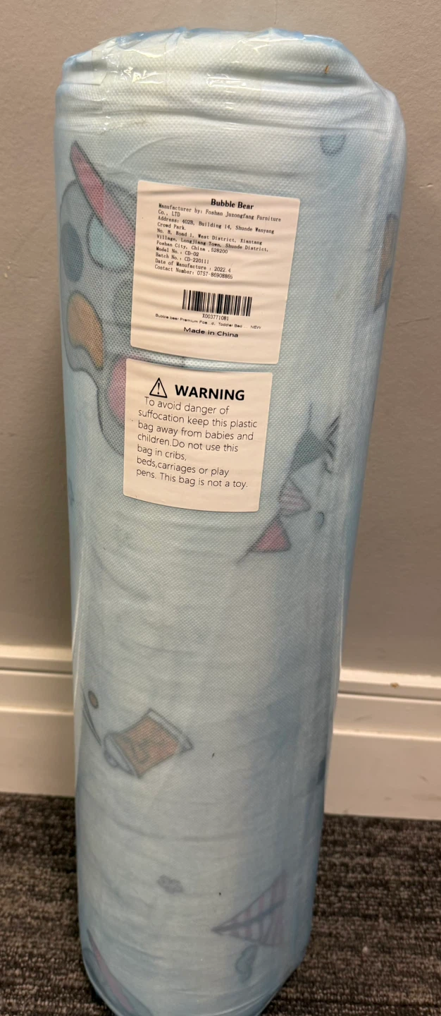 Factory Sealed Bubble Bear Premium Foam Crib Mattress - photo 2