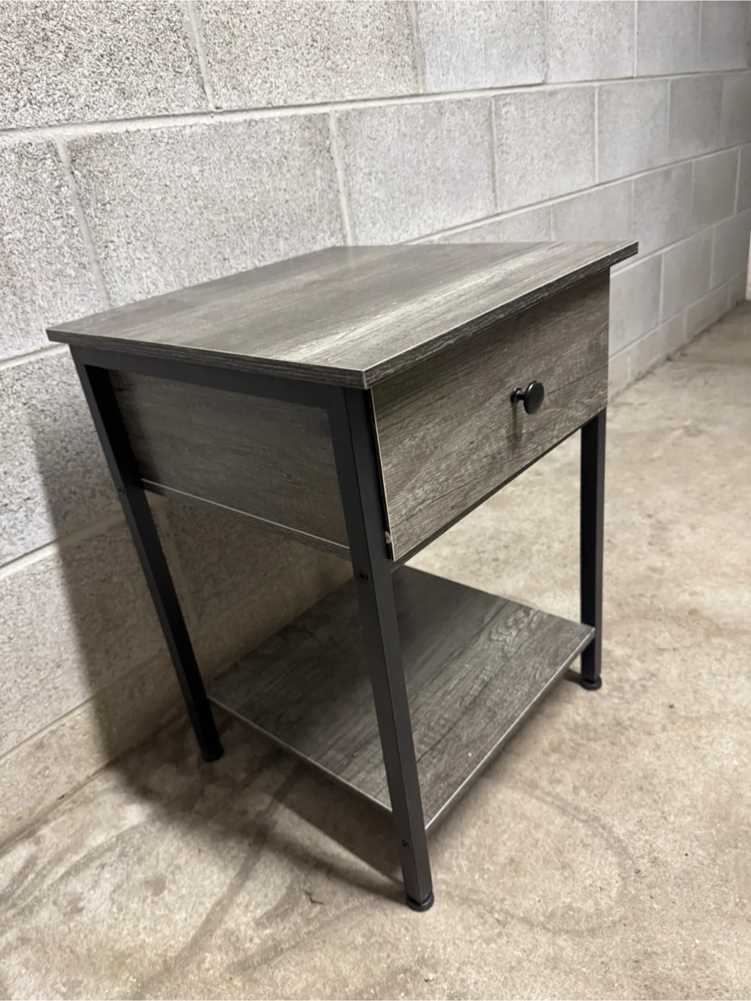 Nightstand with Drawer and Shelf - photo 4
