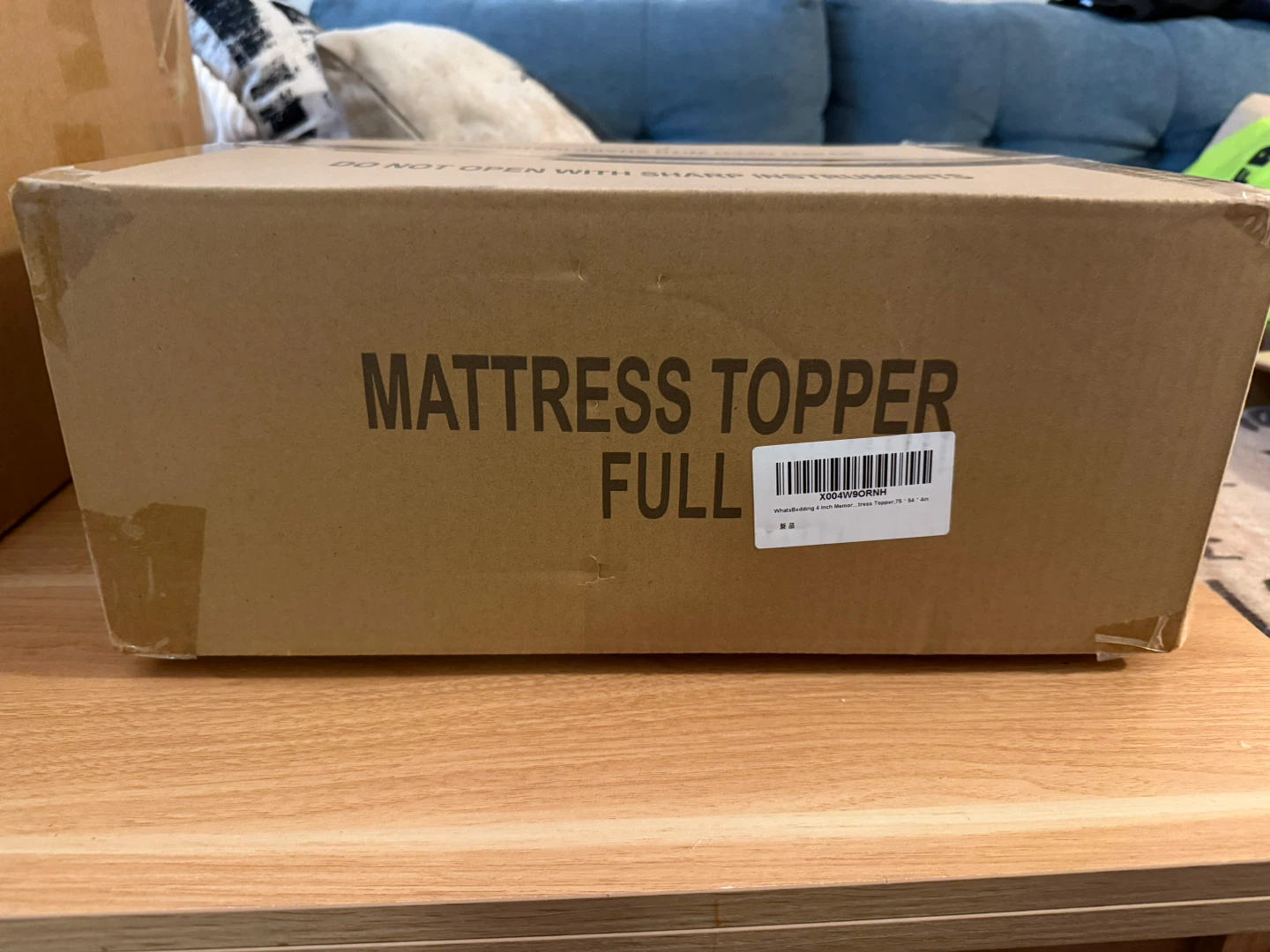 Factory Sealed 4 Inch Memory Foam Mattress Topper, Full - photo 5