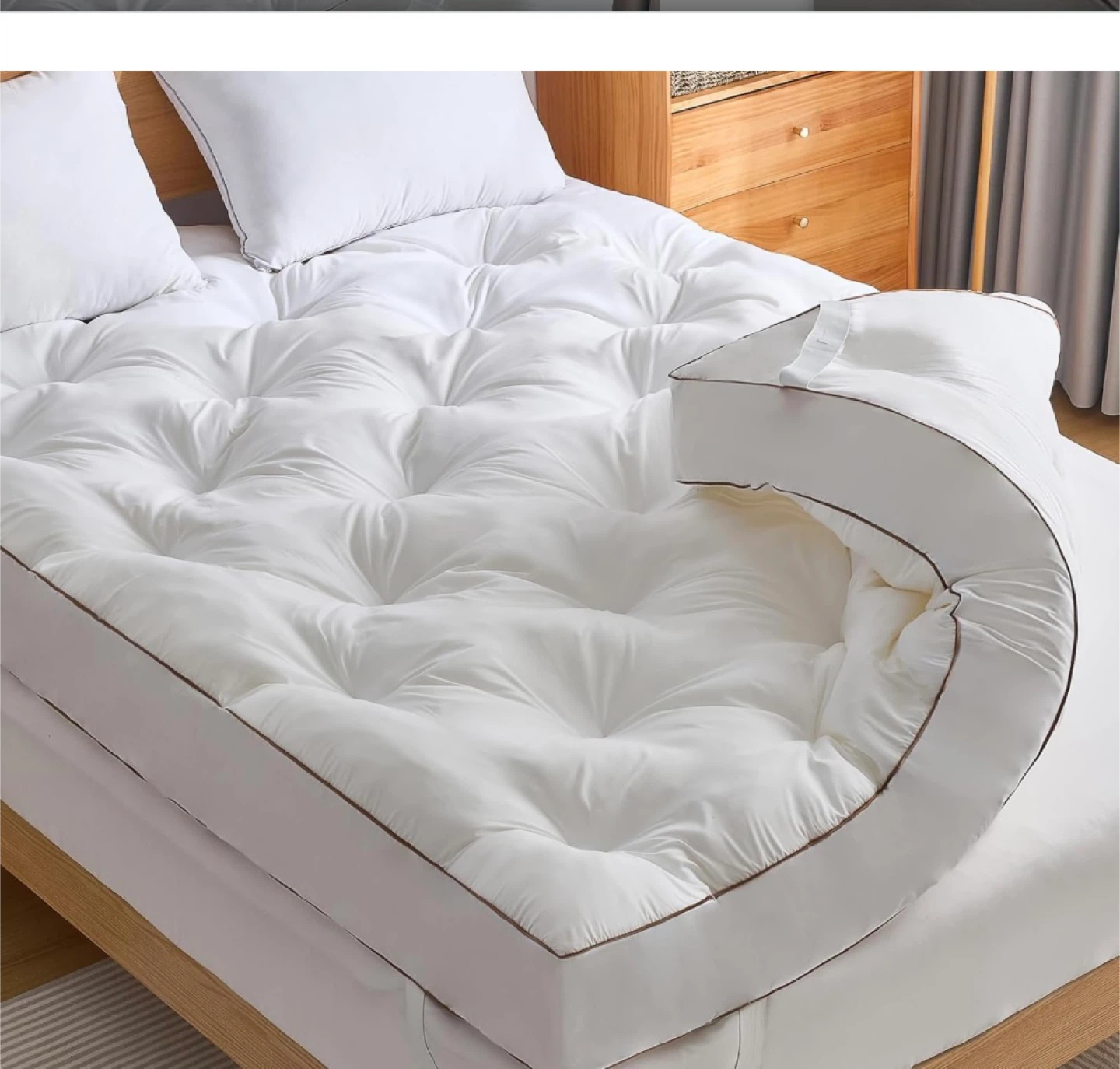 Factory Sealed 4 Inch Memory Foam Mattress Topper, Full