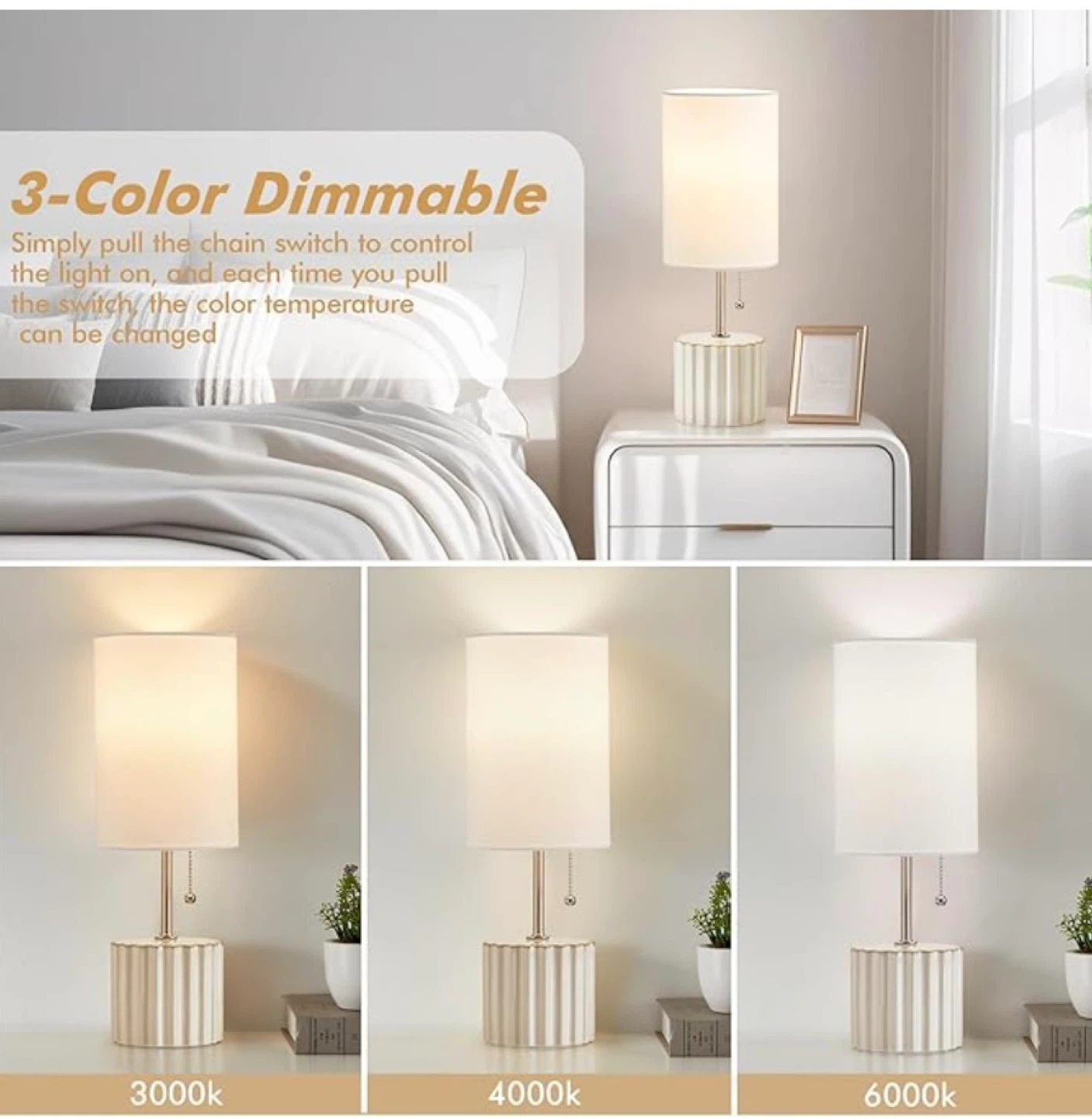 Ceramic Small Table Lamp Set of 2 - photo 3