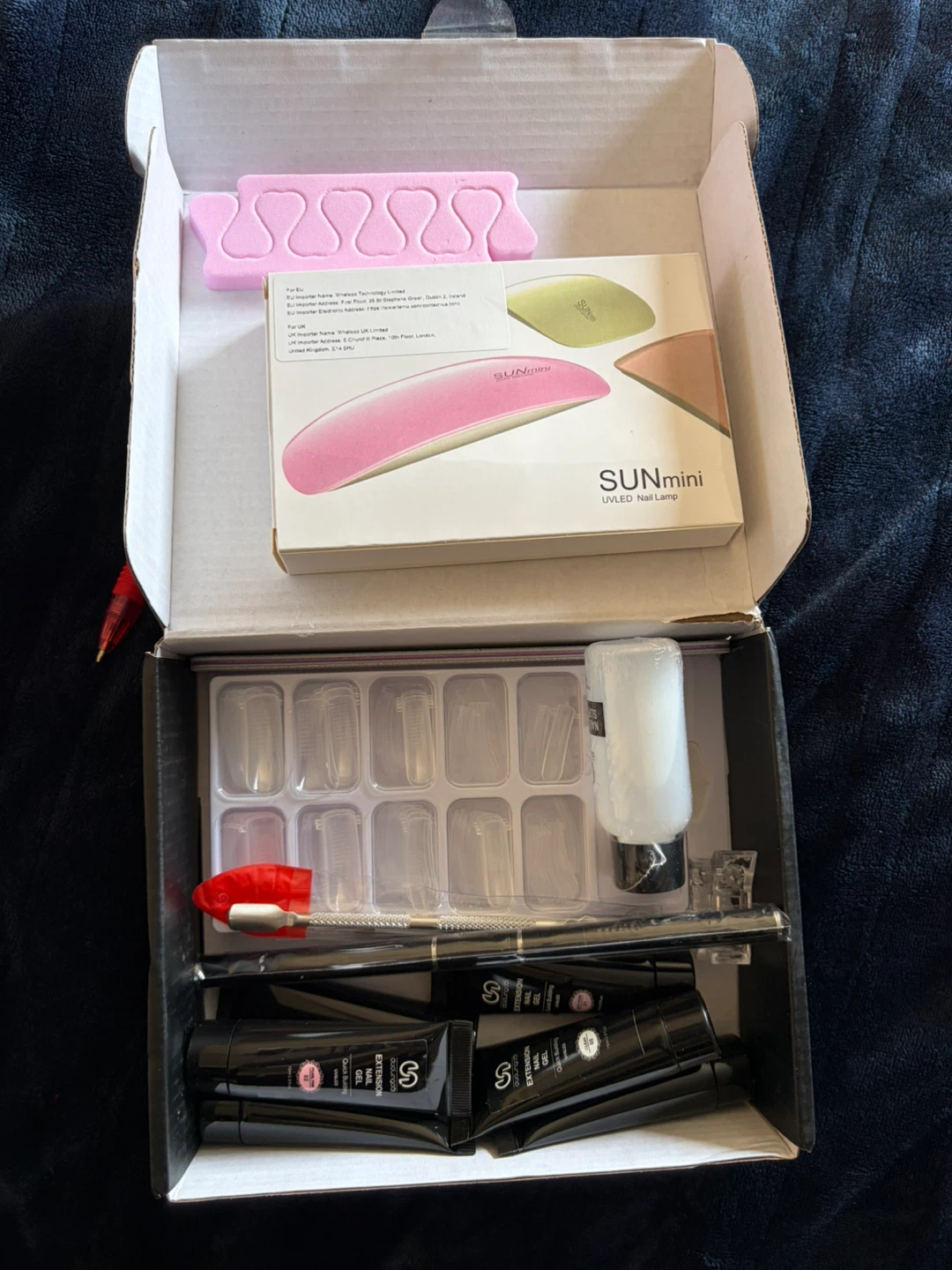 SUNmini UV LED Nail Lamp & Poly Gel Kit - photo 2