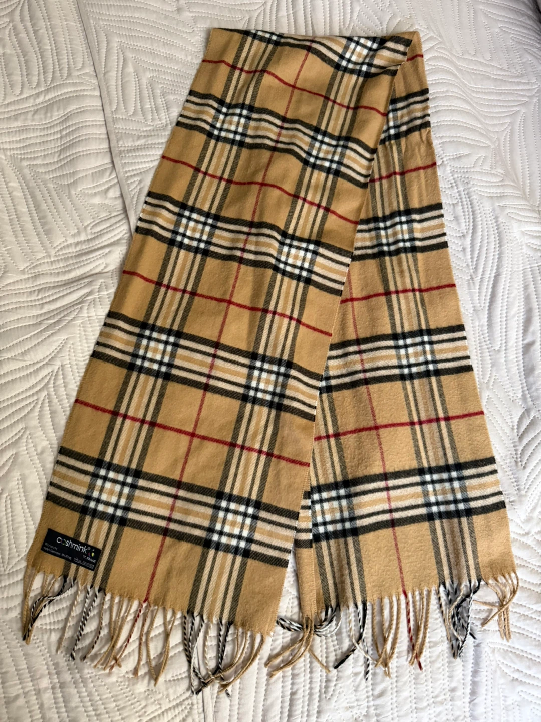 Coshmink Plaid Scarf 100% Acrylic Made in Germany - photo 3