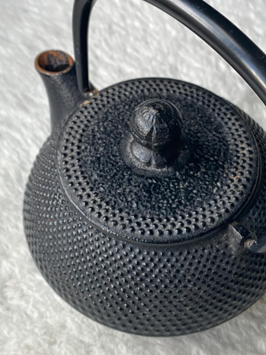 Antique Japanese Cast Iron (Nanbu Tekki) teapot