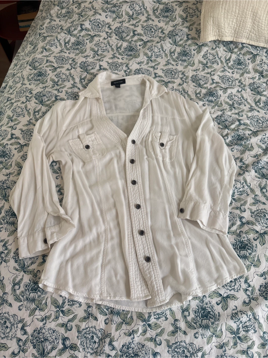 White Button-Up Shirt