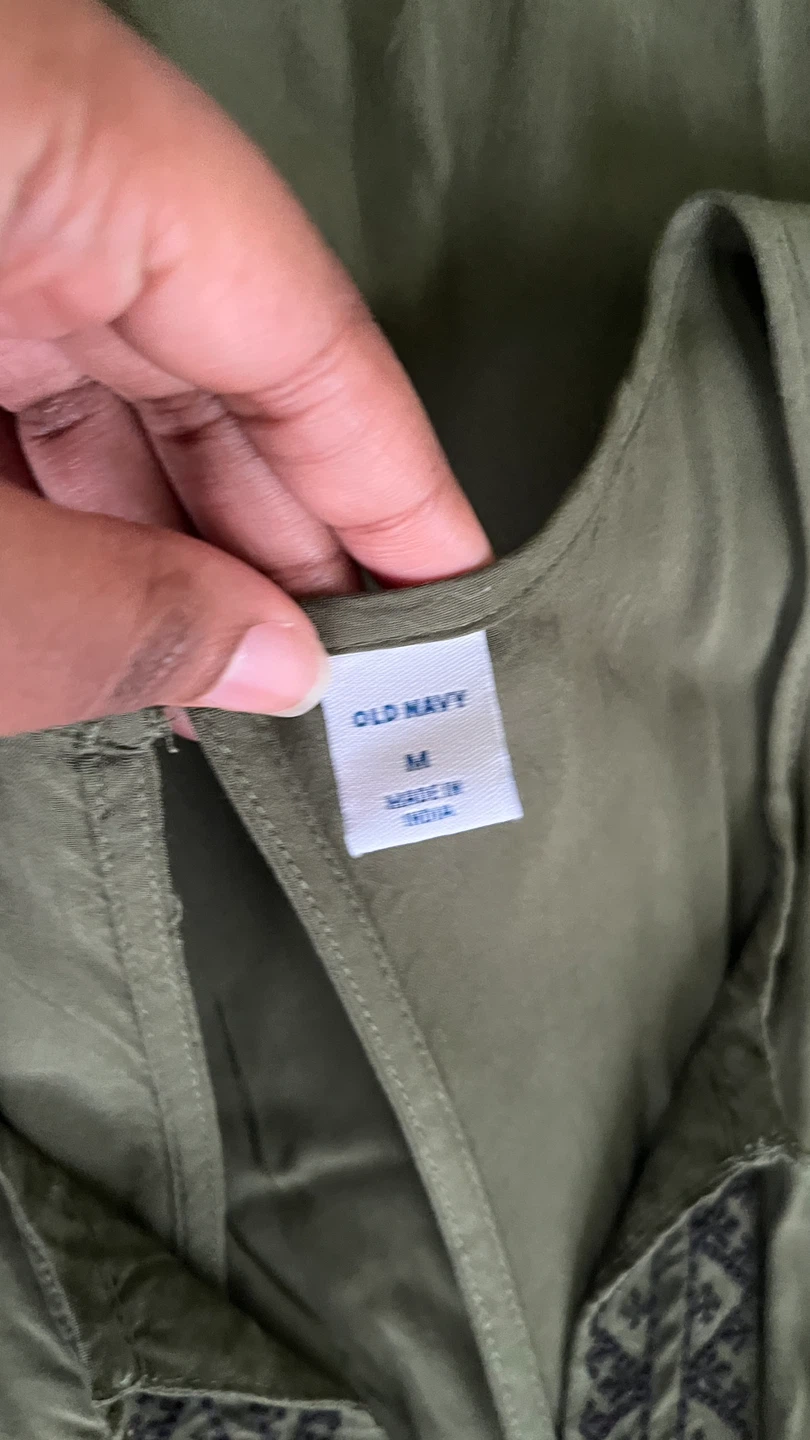 Old Navy Olive Green Jumpsuit Size M - photo 3