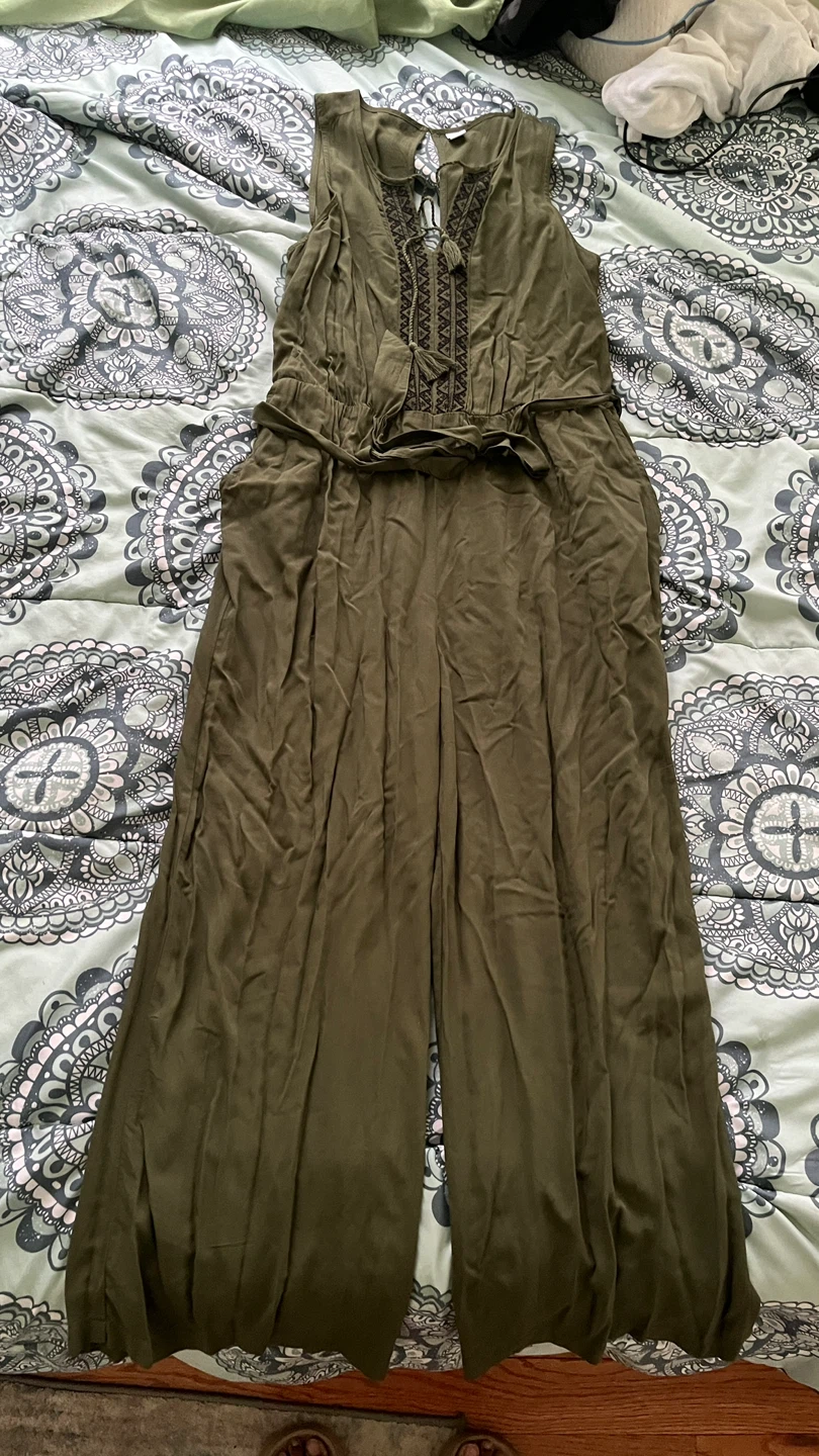 Old Navy Olive Green Jumpsuit Size M