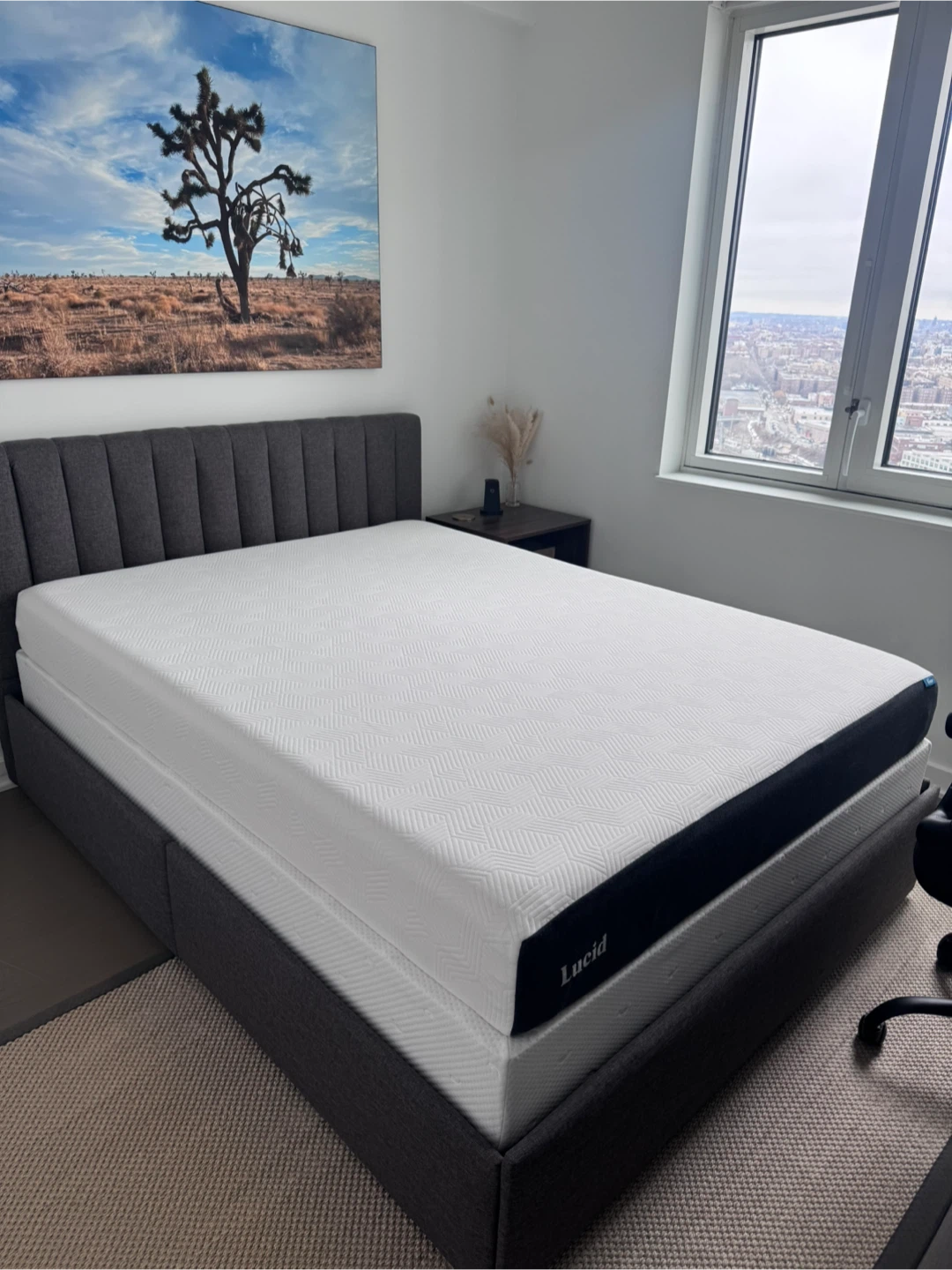 Lucid Mattress with Storage Bed Frame