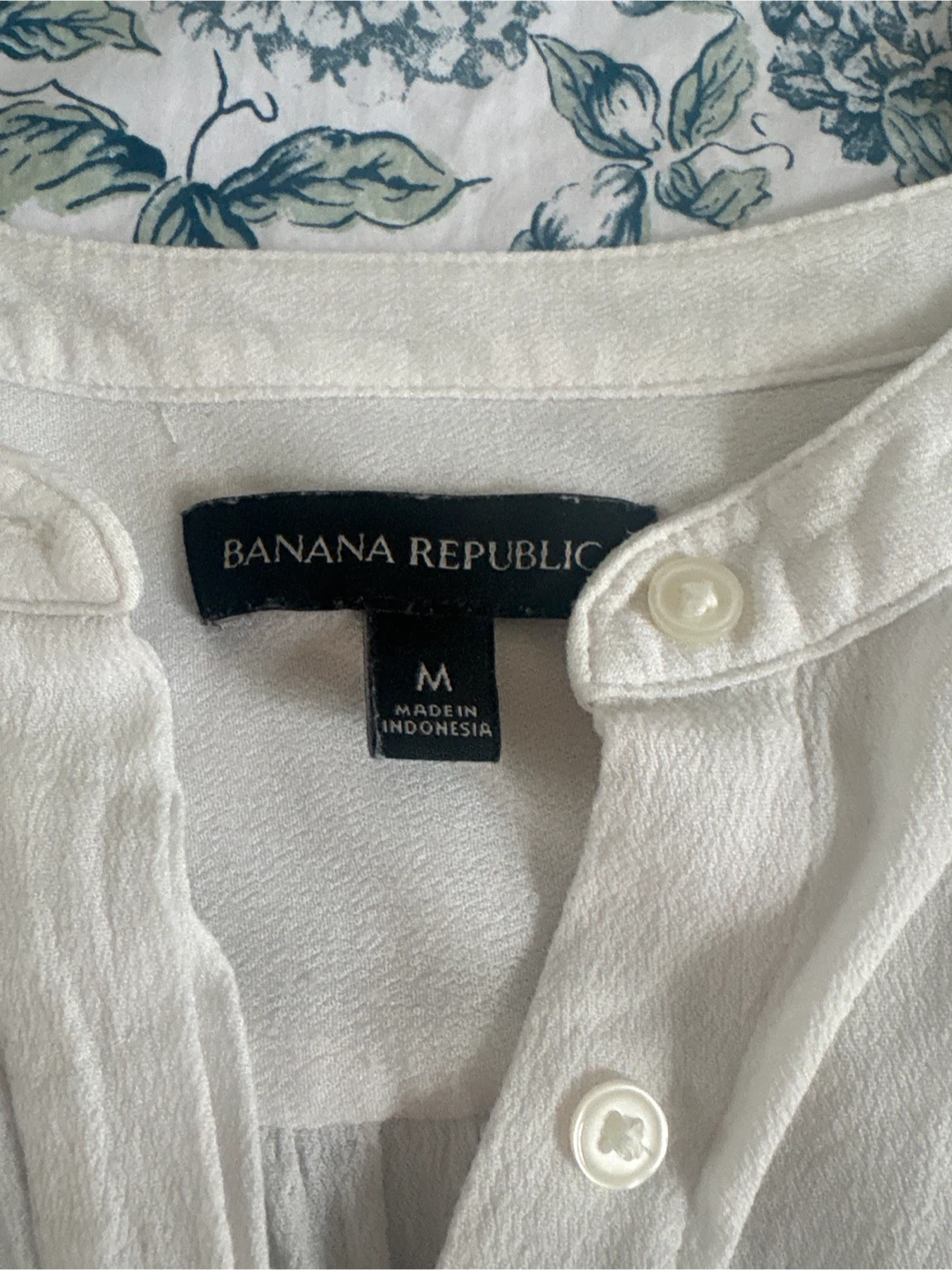 Banana Republic White Blouse - Size M - photo 2