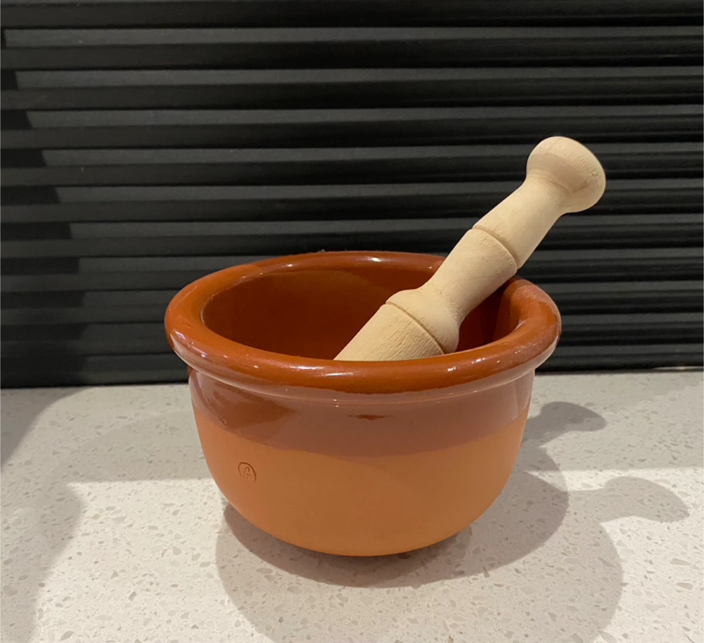 Terracotta Mortar and Pestle Set