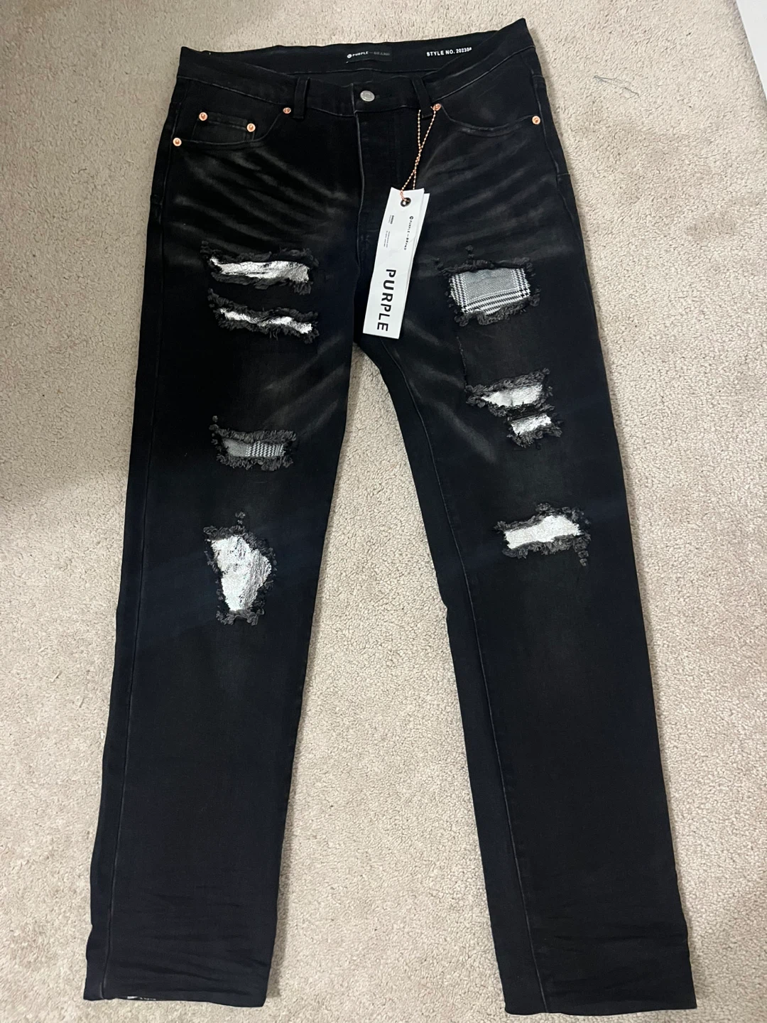 PURPLE jeans 2 pairs  (READ DESCRIPTION)