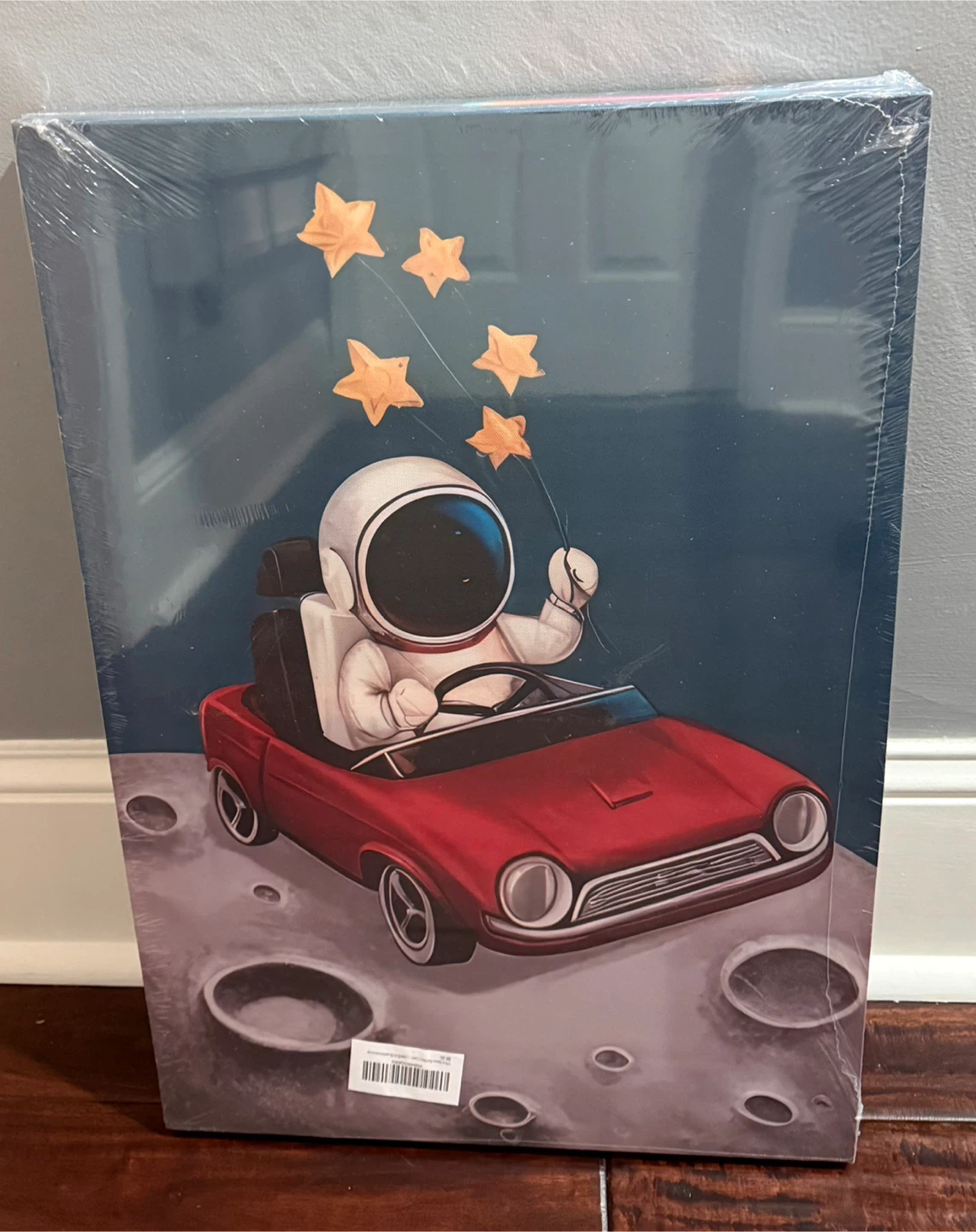 Astronaut Car Ride Wall Art Triptych Set - photo 2