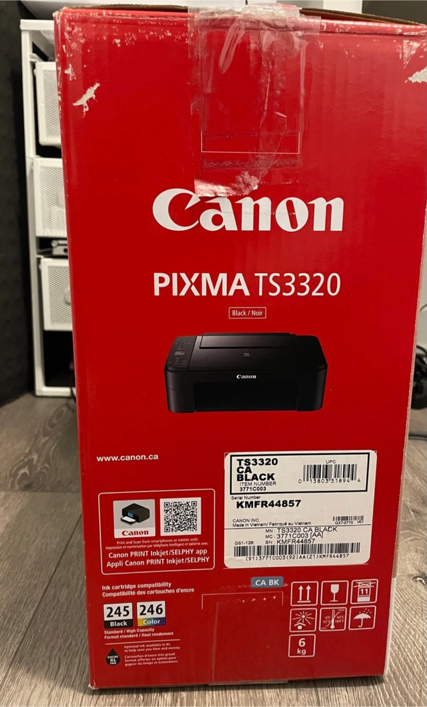 Canon PIXMA TS3320 Wireless Printer