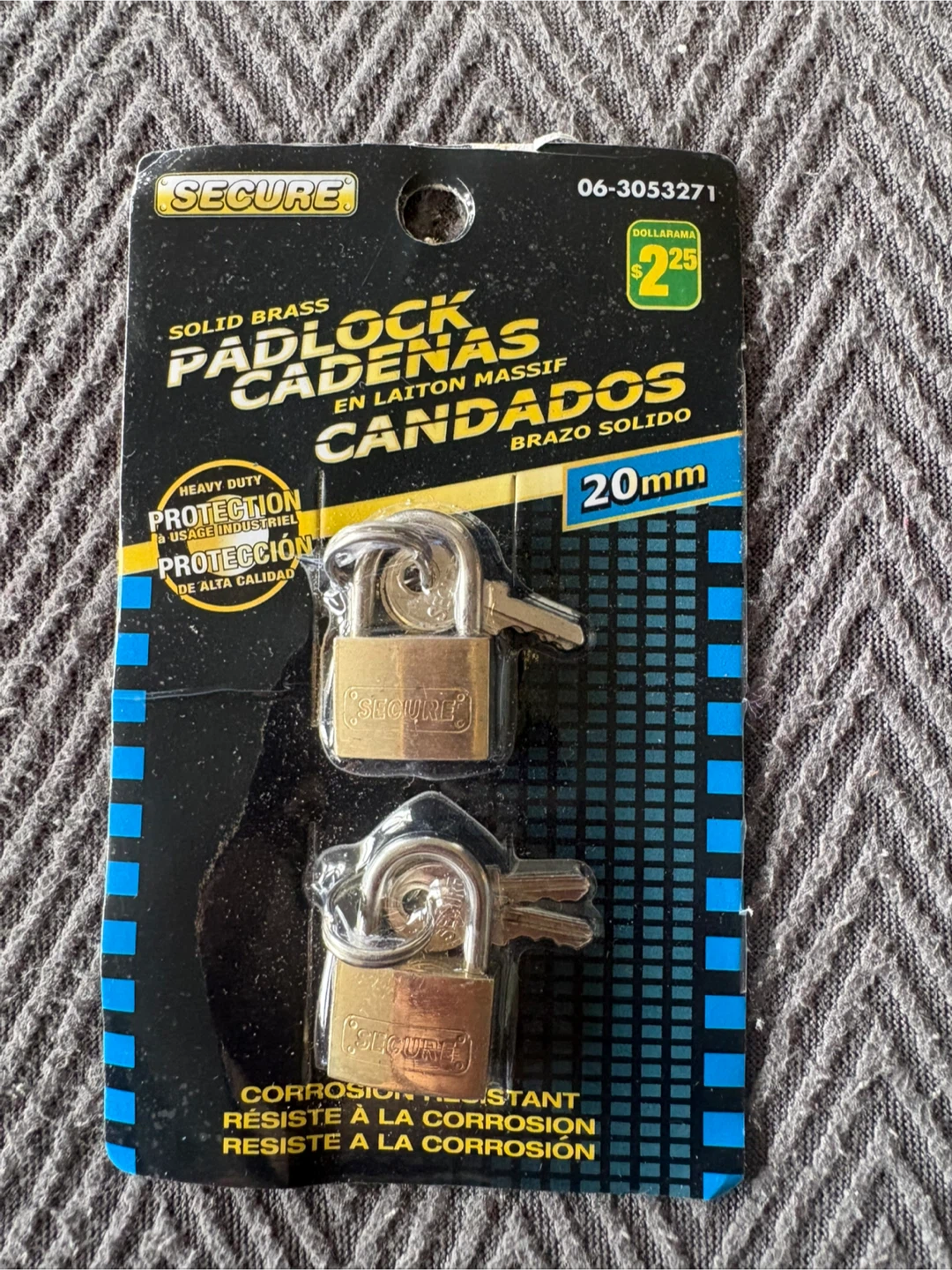#freecycle Secure Solid Brass Padlocks - 20mm