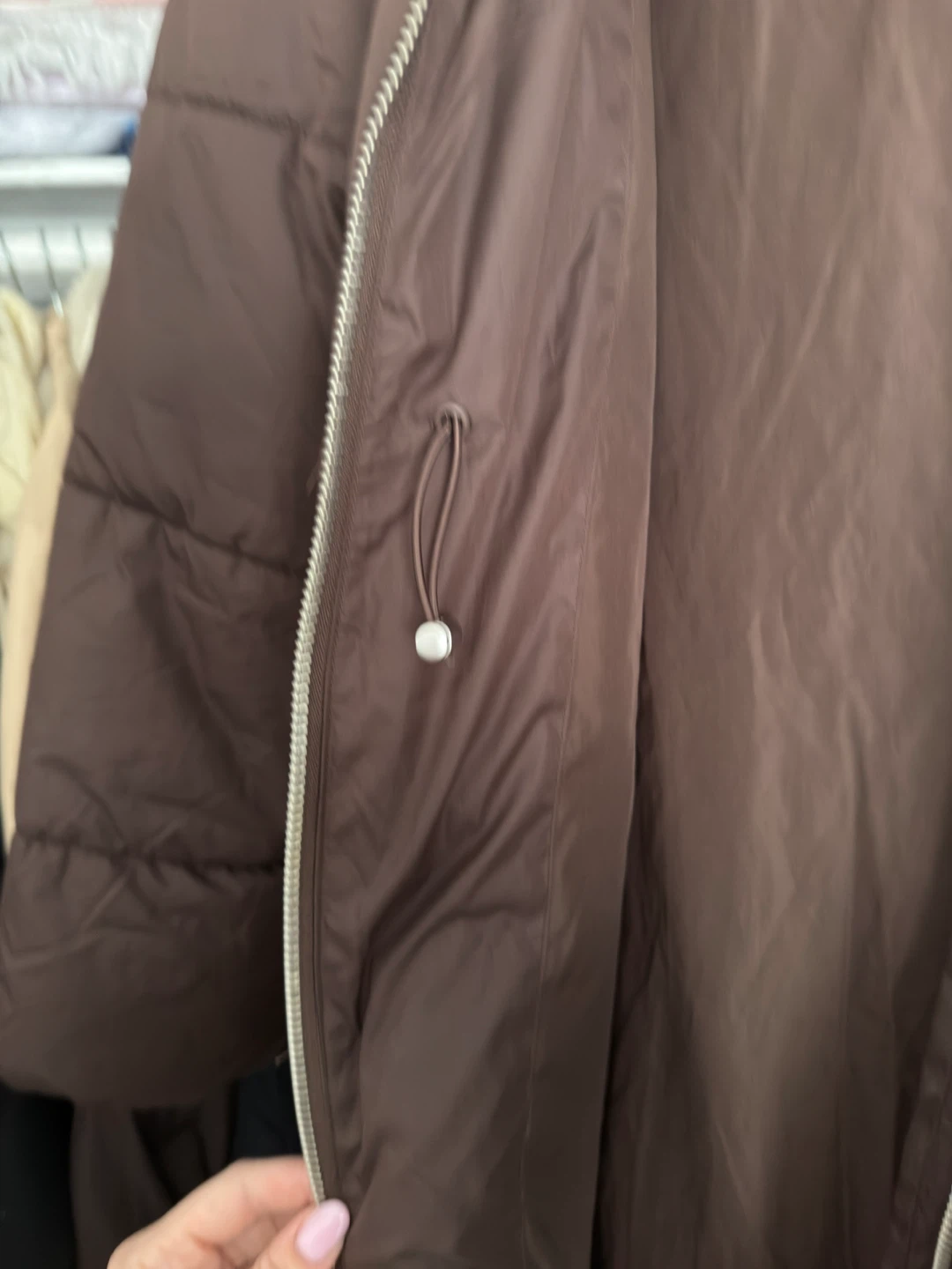 H&M Mama Puffer Coat - Brown - Size M - photo 2