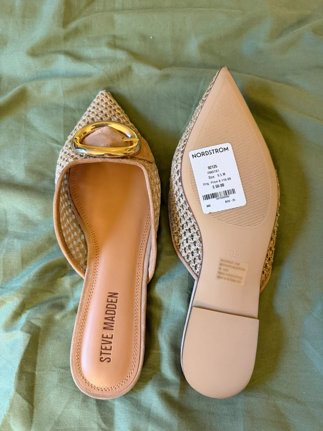 Steve Madden Women's Flat Mules - Size 9.5