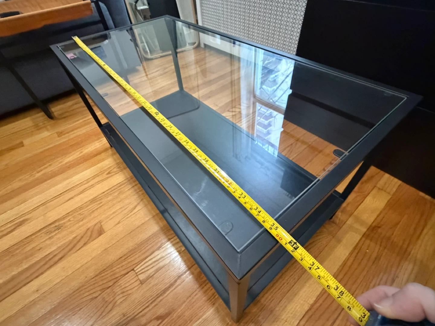 2-Tier Coffee Table with Glass Top - photo 5