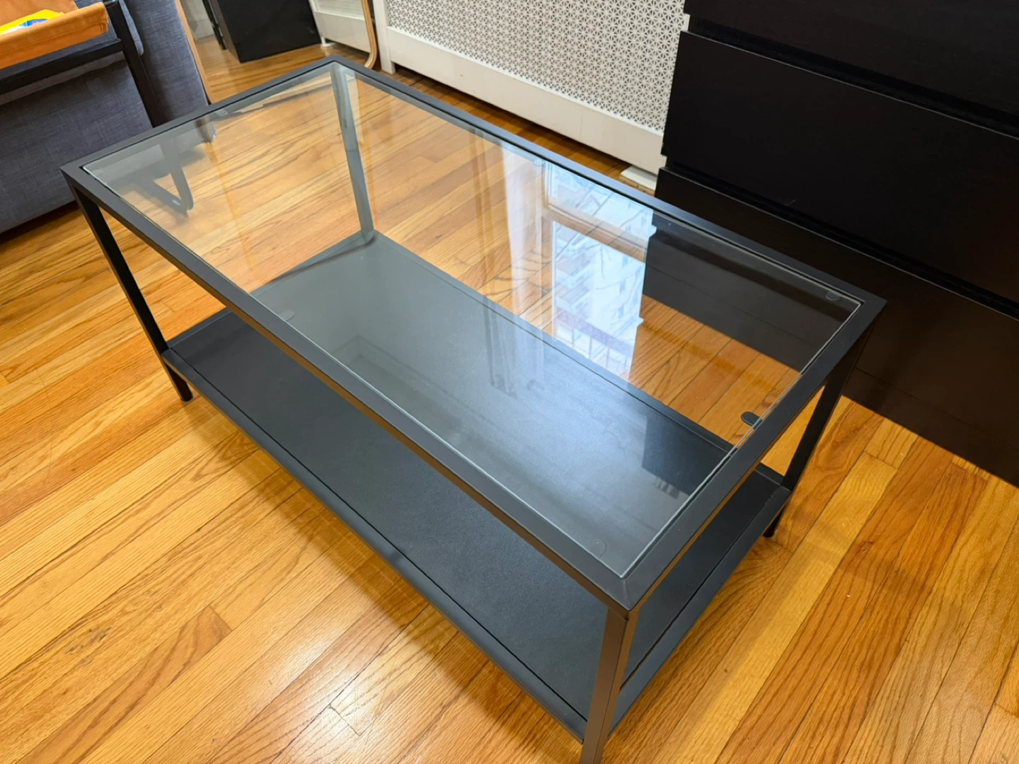 2-Tier Coffee Table with Glass Top - photo 3