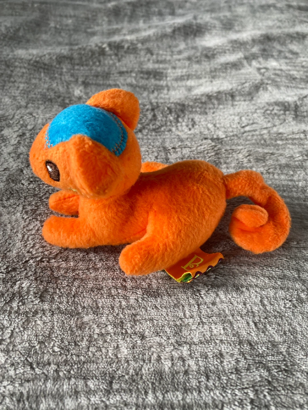 Orange Plush Toy with Blue Accent - photo 2