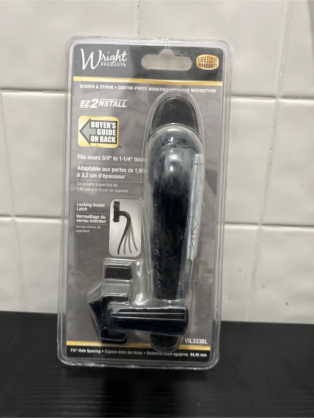 Wright Products Screen & Storm Door Latch VIL333BL