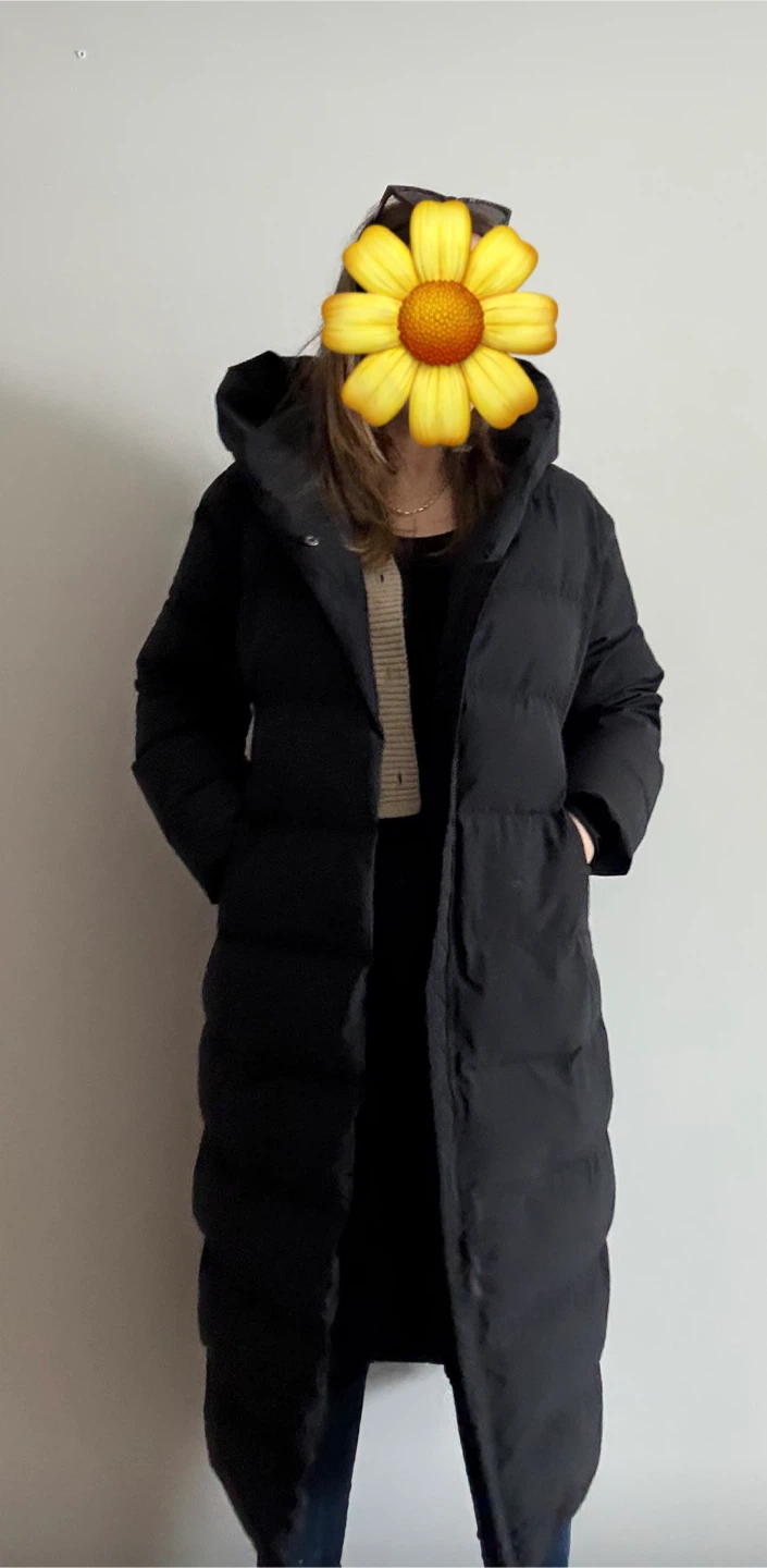 Frank And Oak Black Puffer Coat - M/M