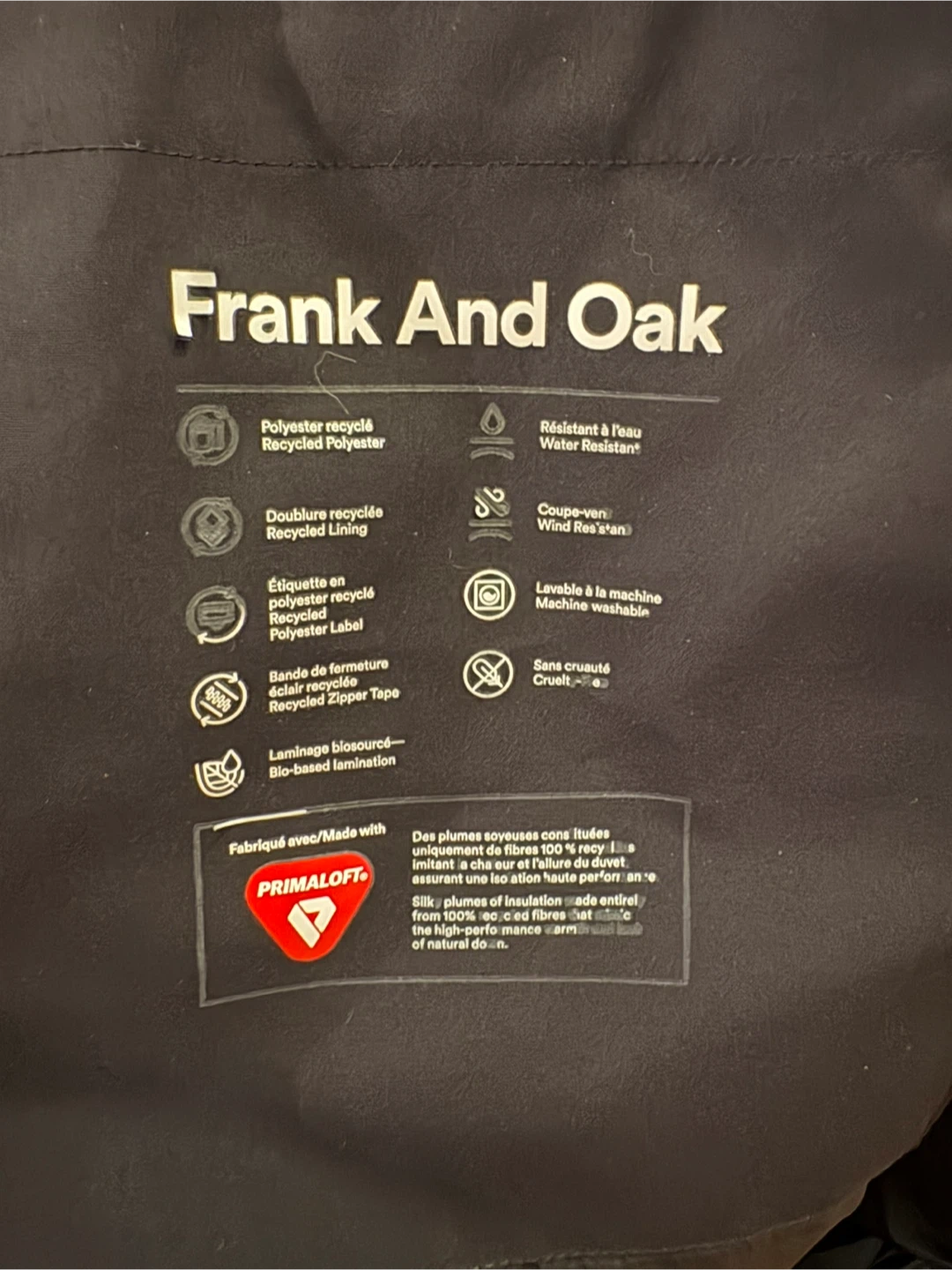 Frank And Oak Black Puffer Coat - M/M - photo 5