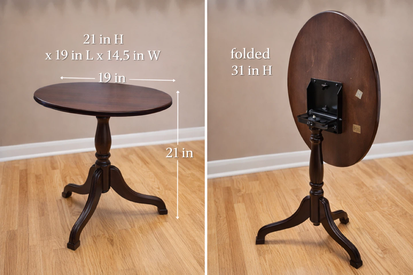 Round Pedestal Accent Table
