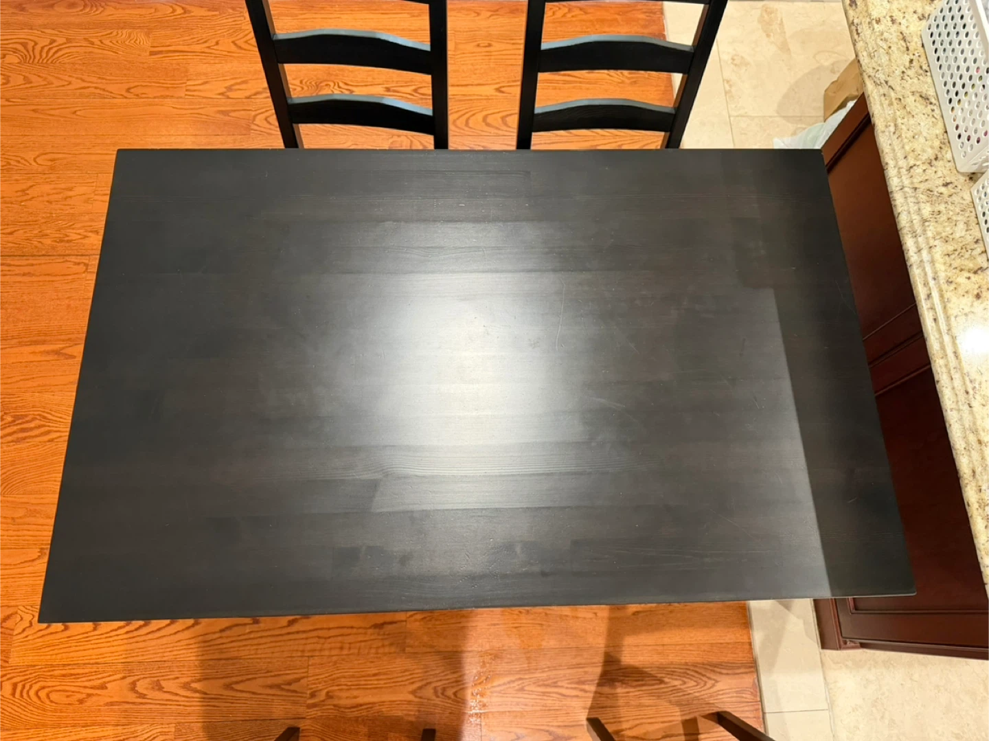 IKEA Jokkmokk Dining Table + 4 Chairs (Black Brown) - photo 5
