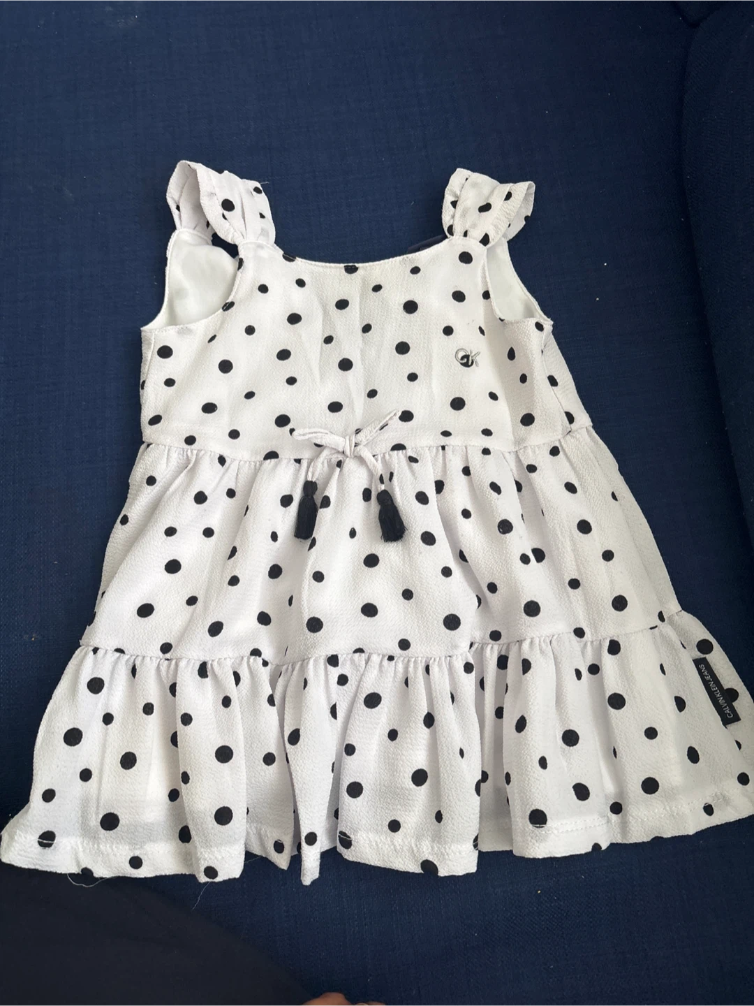 Calvin Klein Girls Polka Dot Dress